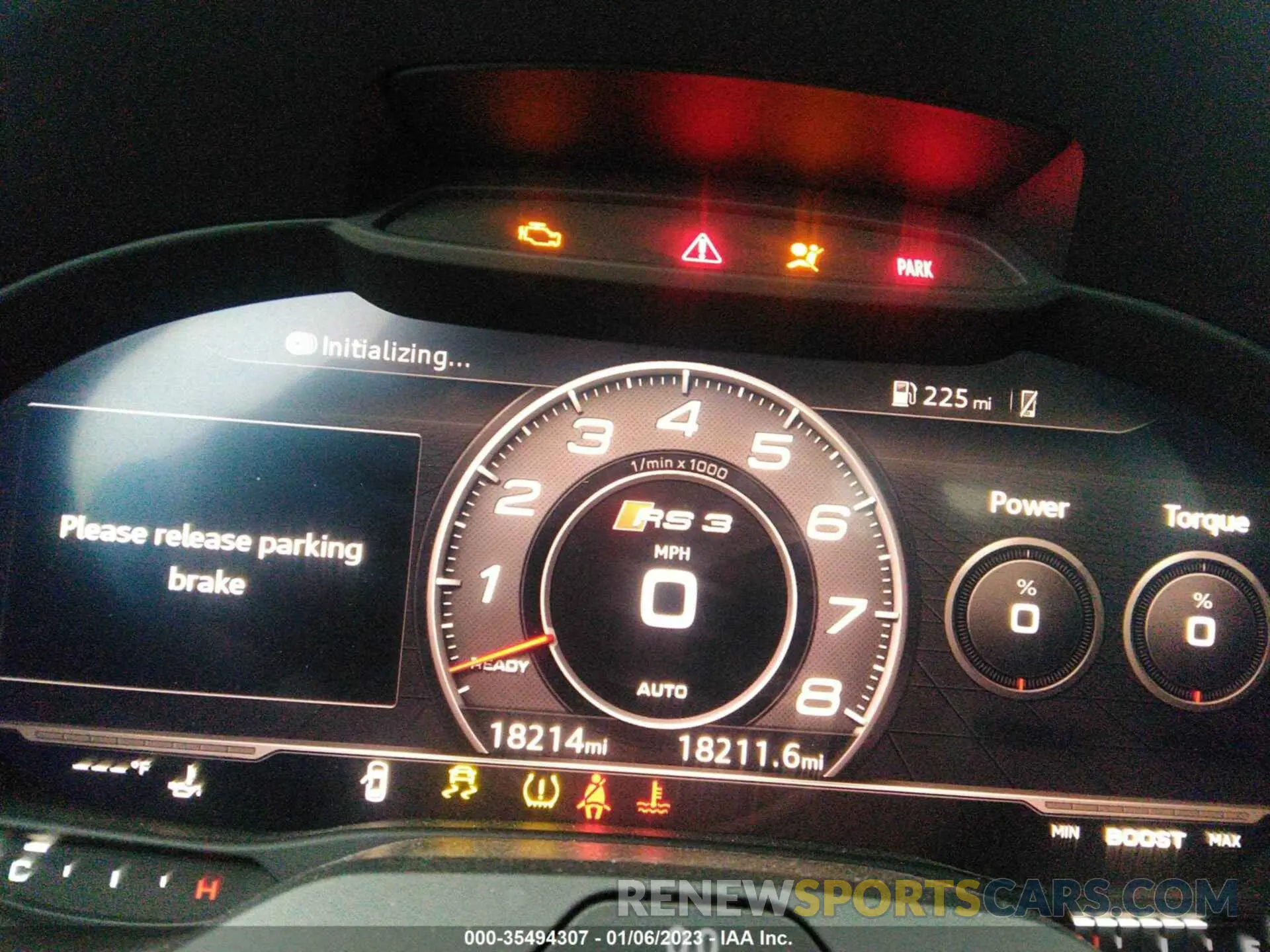 7 fotografías del automóvil dañado WUABWGFF9LA902031 AUDI RS 3 2020