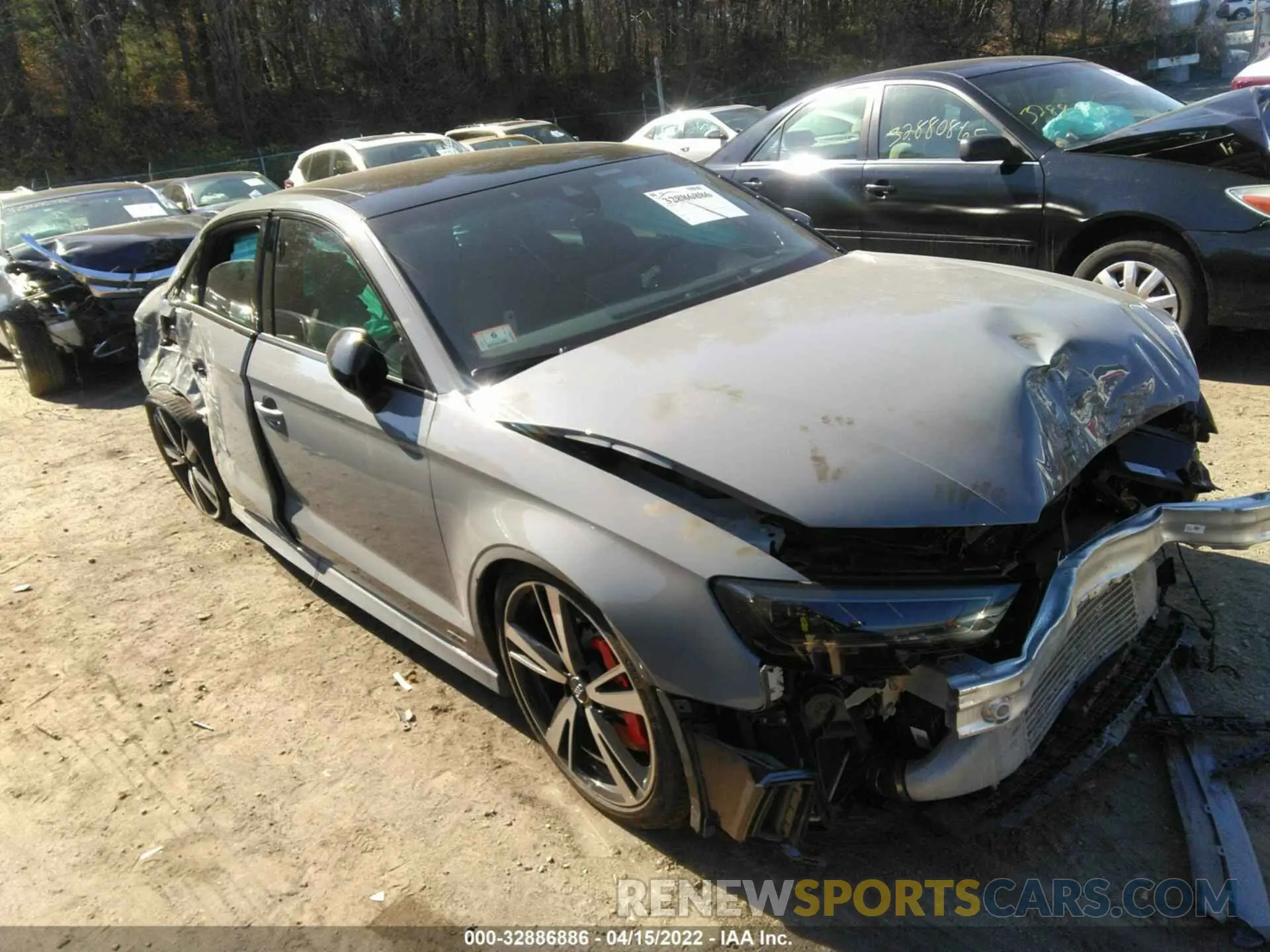 1 fotografías del automóvil dañado WUABWGFFXLA902541 AUDI RS 3 2020