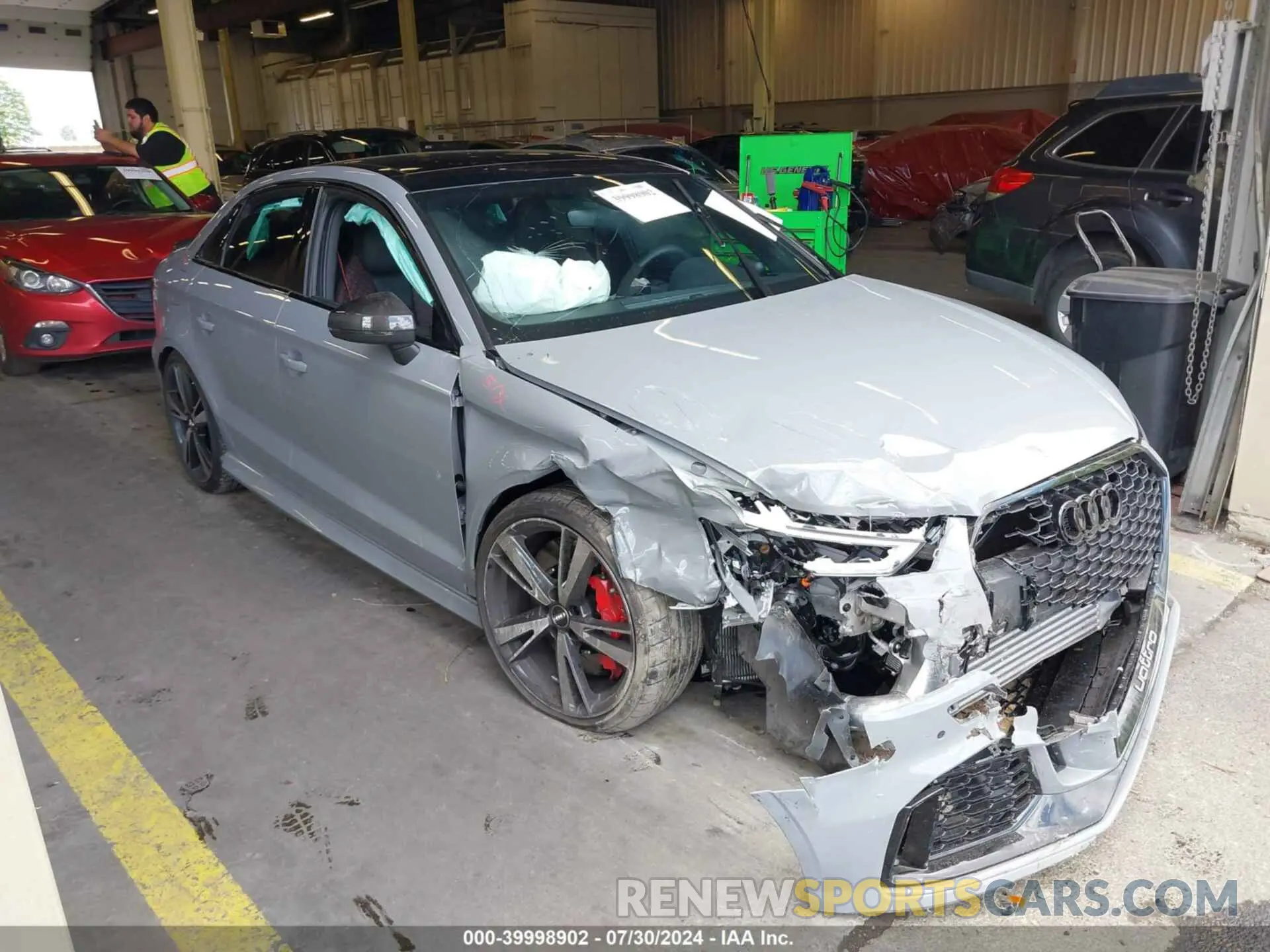 1 fotografías del automóvil dañado WUABWGFFXLA904533 AUDI RS 3 2020