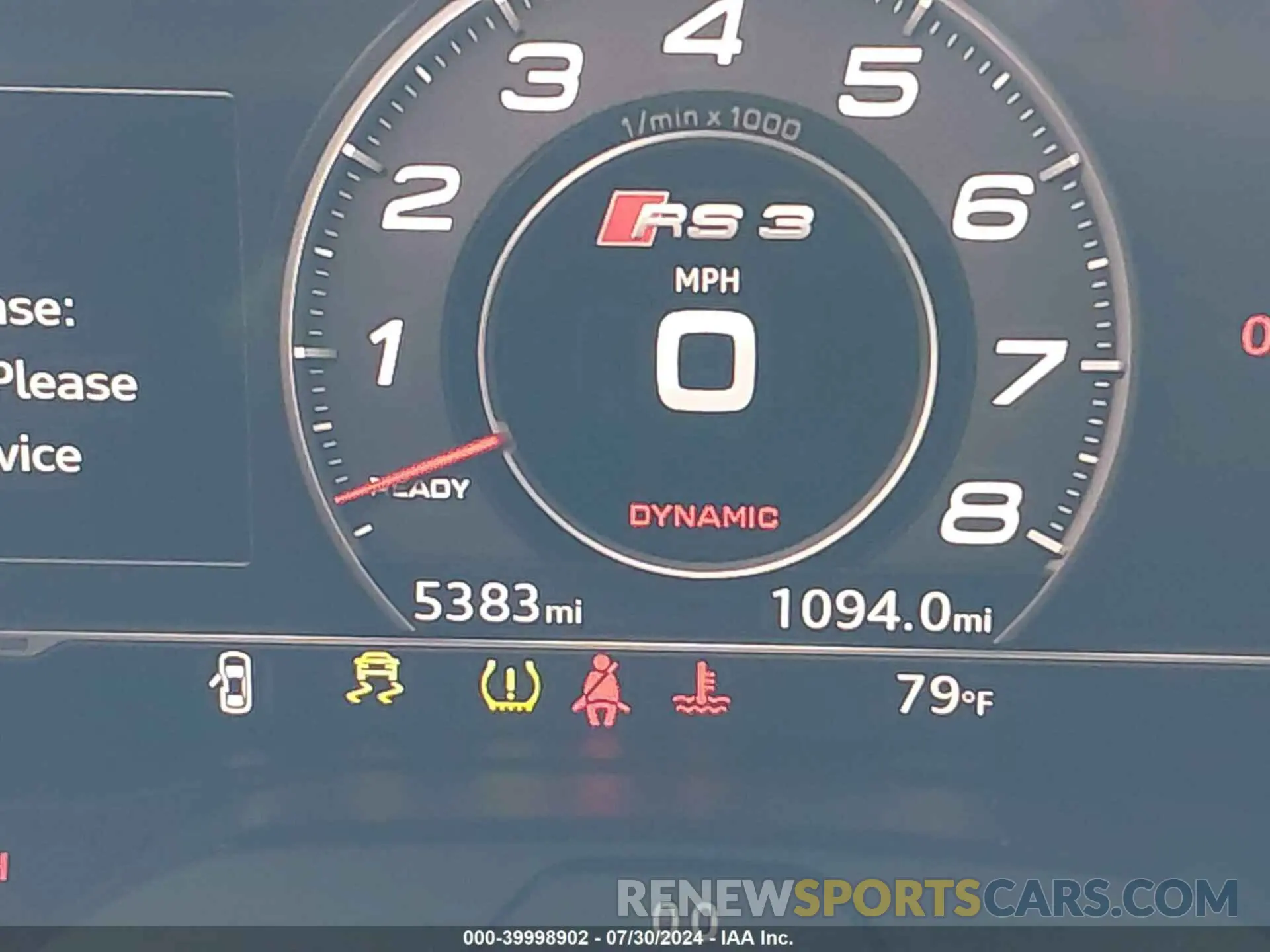15 fotografías del automóvil dañado WUABWGFFXLA904533 AUDI RS 3 2020