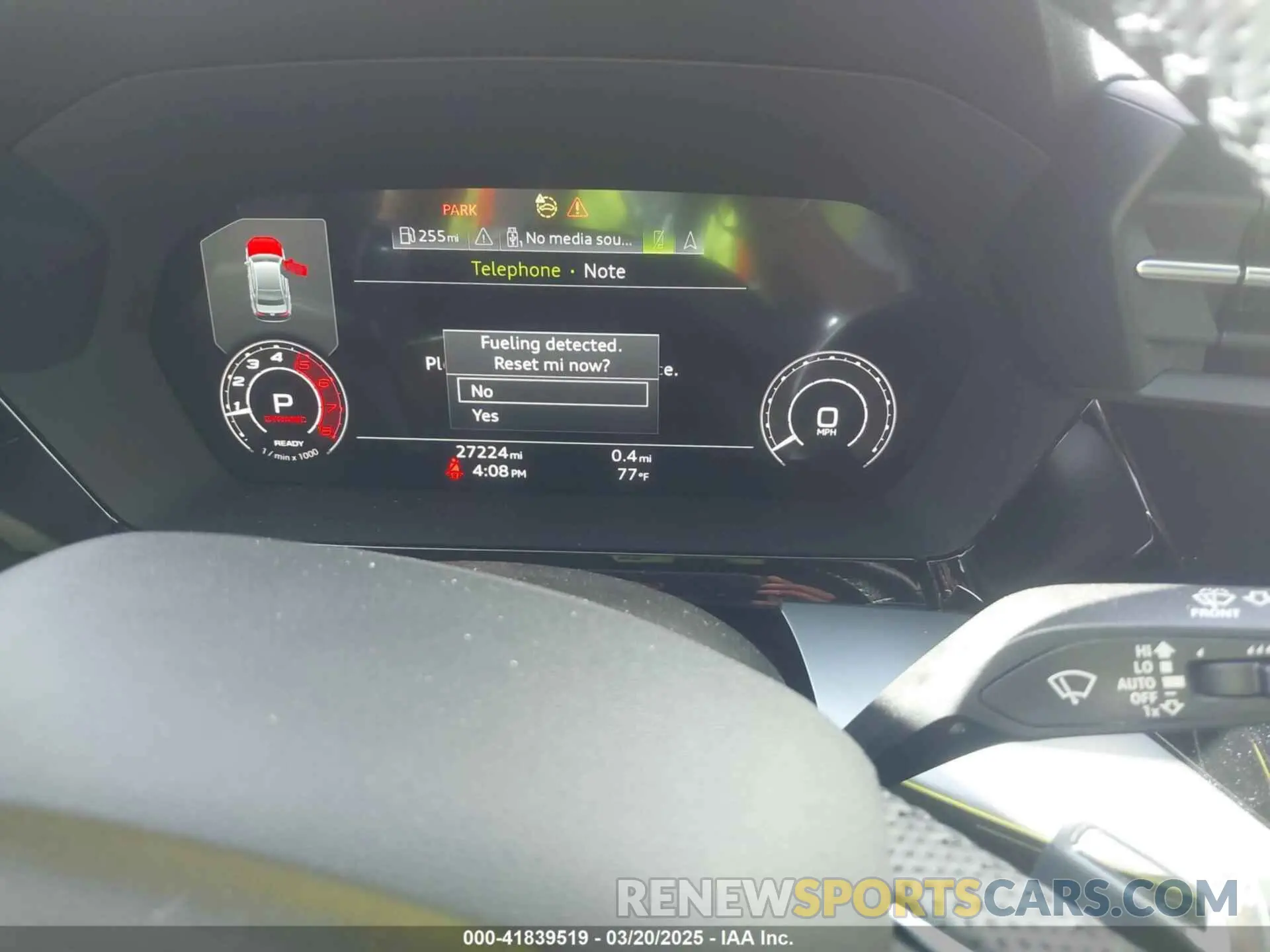 7 fotografías del automóvil dañado WUAG4DGY0PA903200 AUDI RS 3 2023