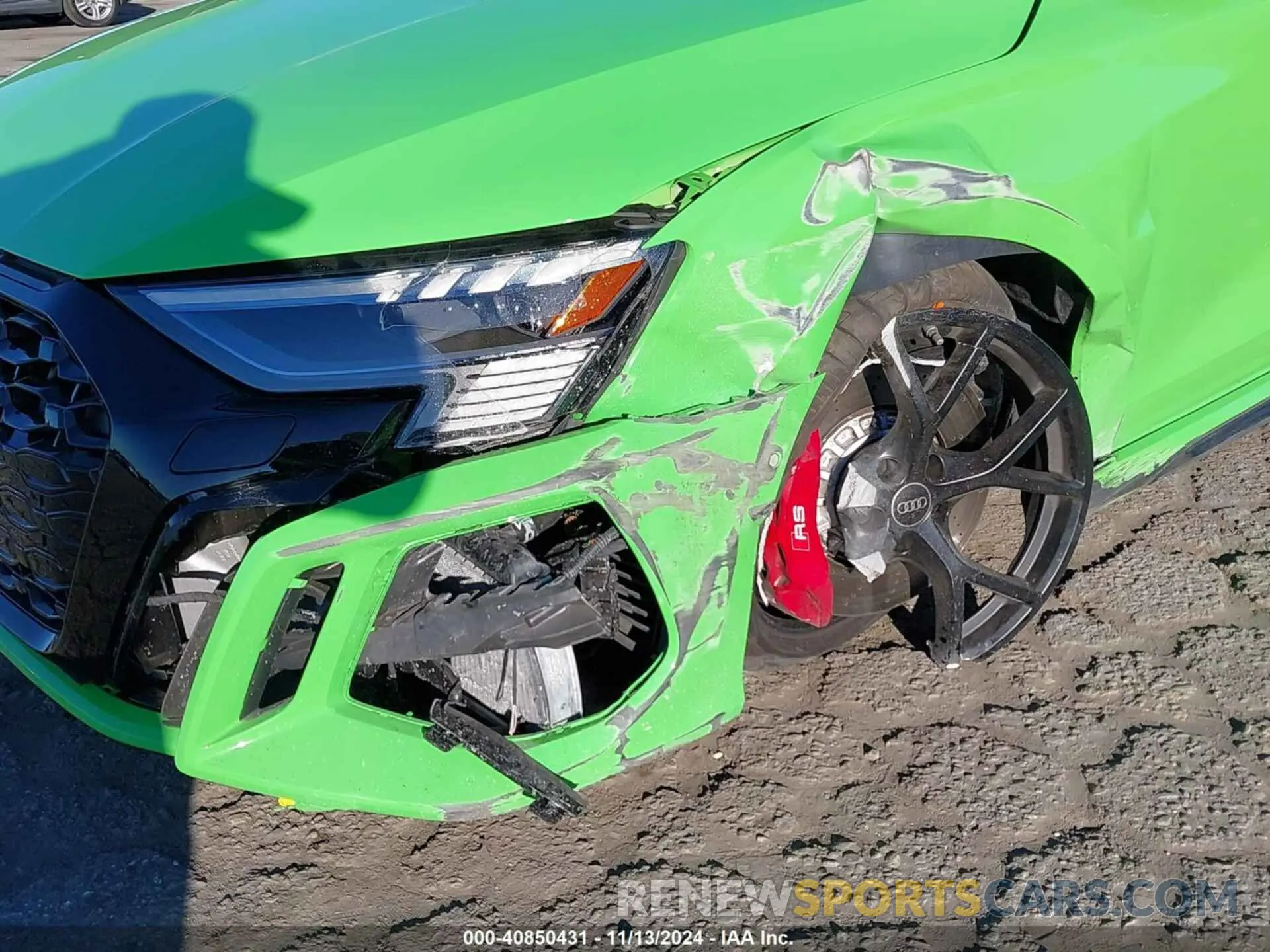6 fotografías del automóvil dañado WUAG4DGY0RA911607 AUDI RS 3 SEDAN 2024