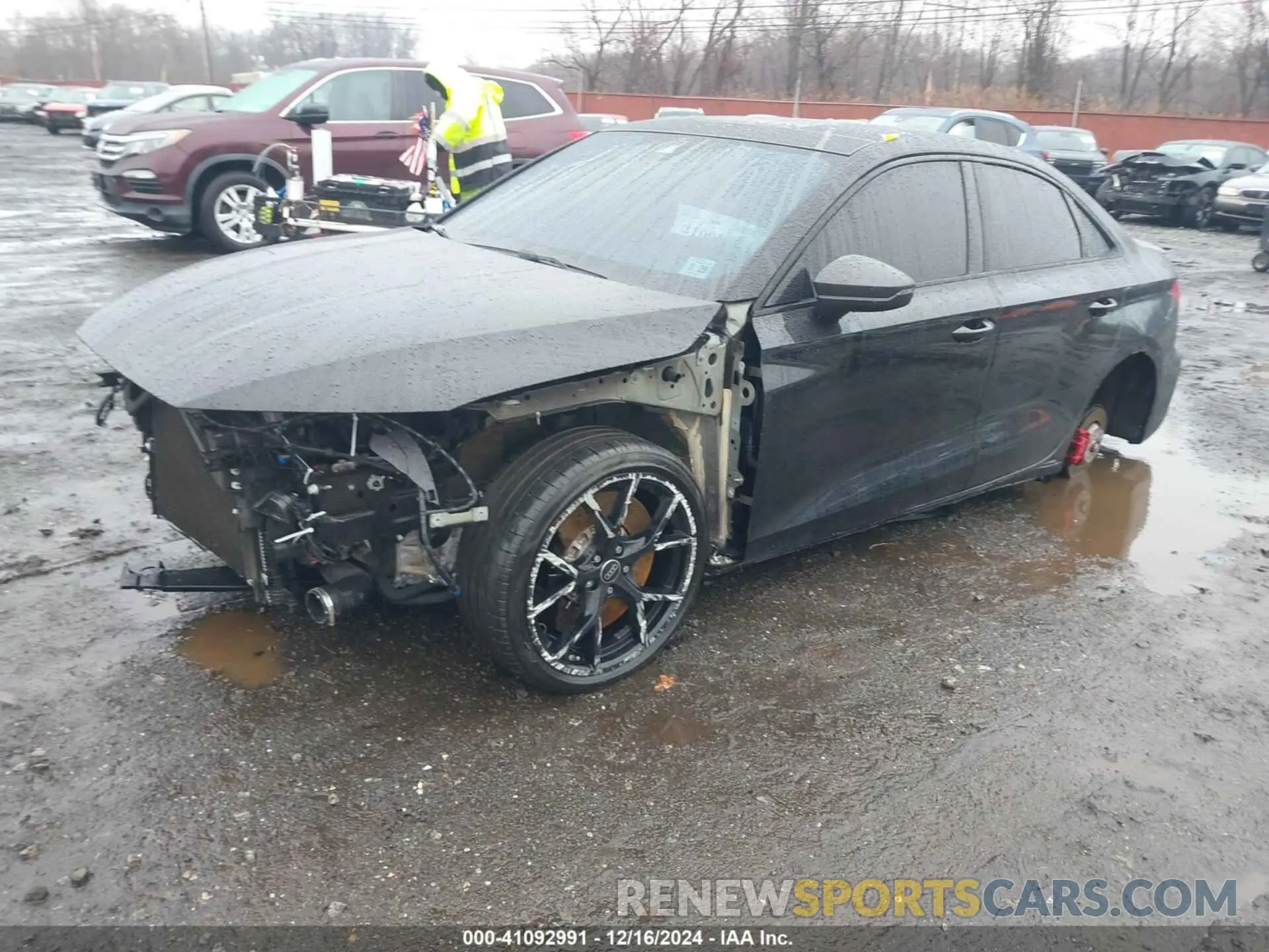 2 fotografías del automóvil dañado WUAG4DGYXRA906026 AUDI RS 3 SEDAN 2024