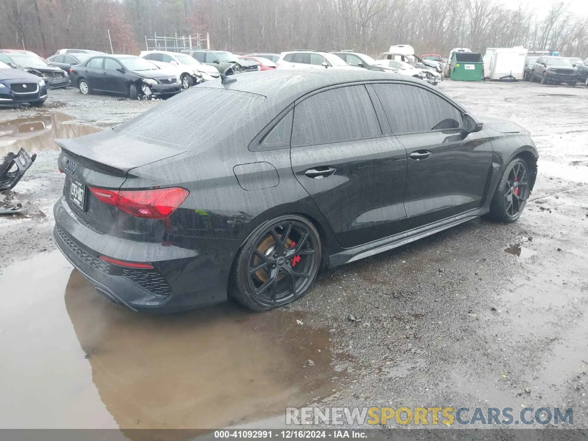 4 fotografías del automóvil dañado WUAG4DGYXRA906026 AUDI RS 3 SEDAN 2024