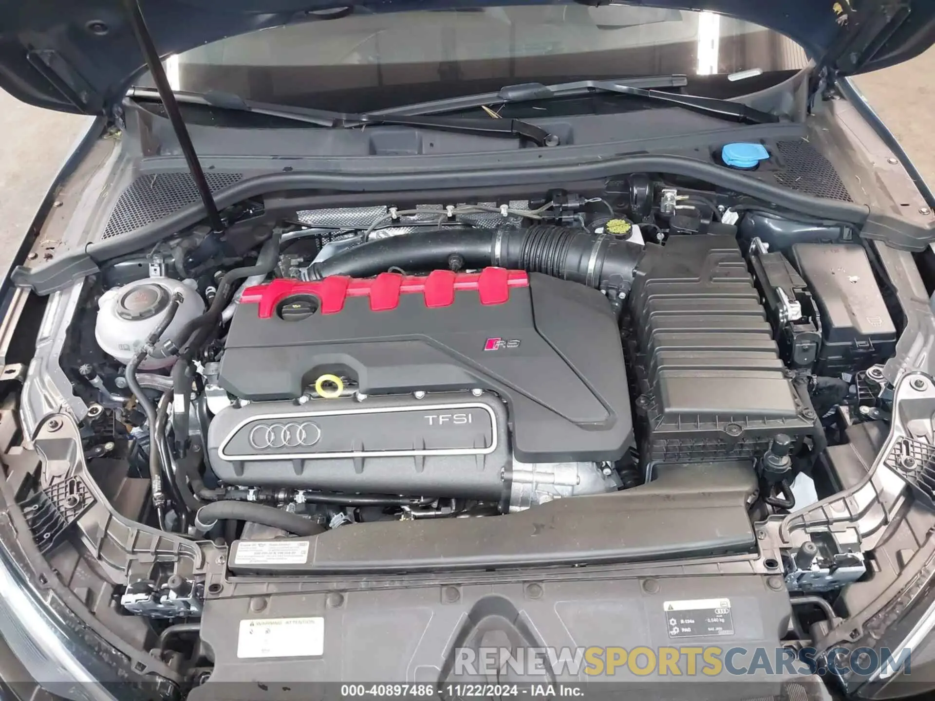 10 fotografías del automóvil dañado WUAG4DGYXRA906253 AUDI RS 3 SEDAN 2024