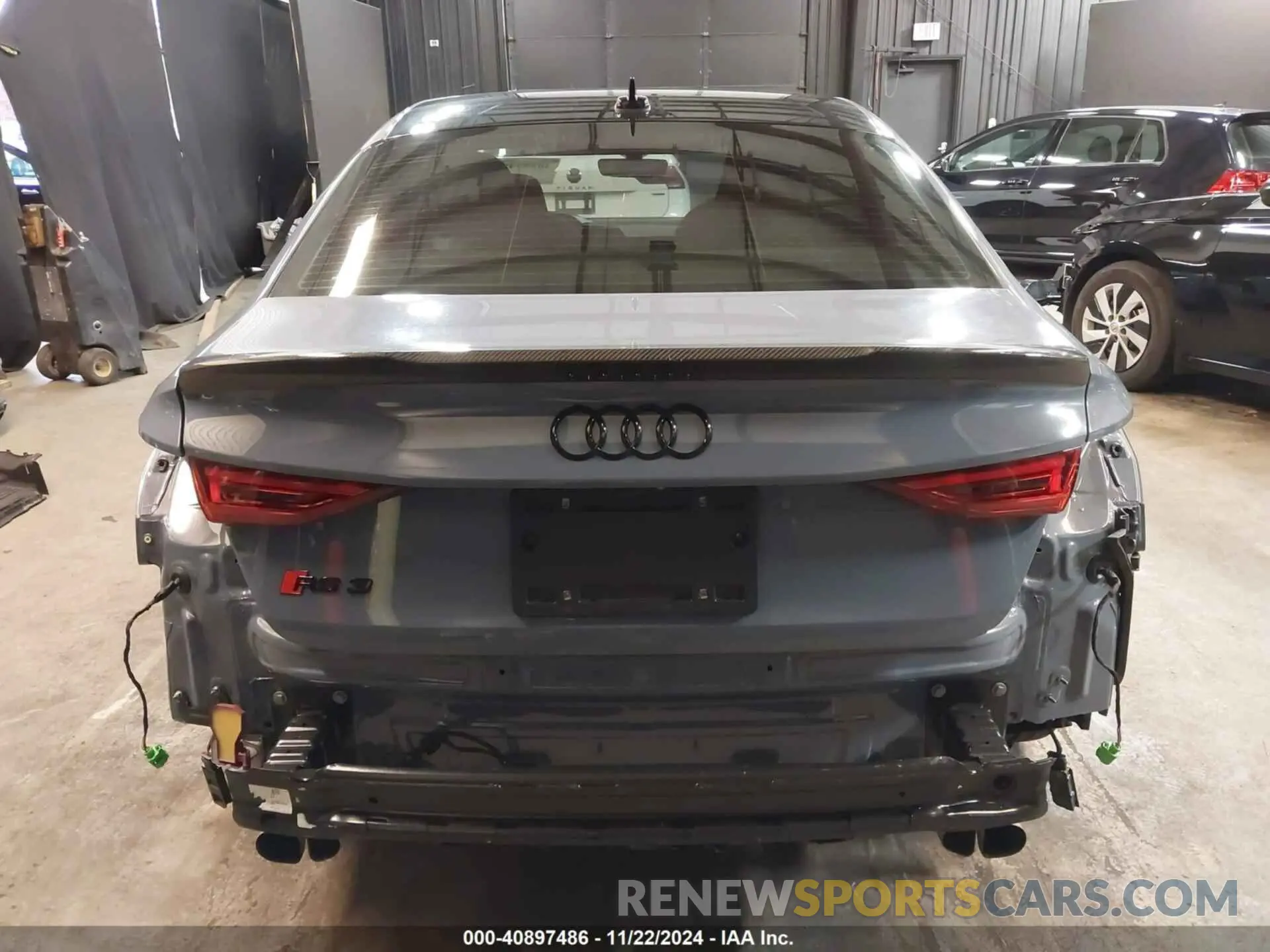 6 fotografías del automóvil dañado WUAG4DGYXRA906253 AUDI RS 3 SEDAN 2024