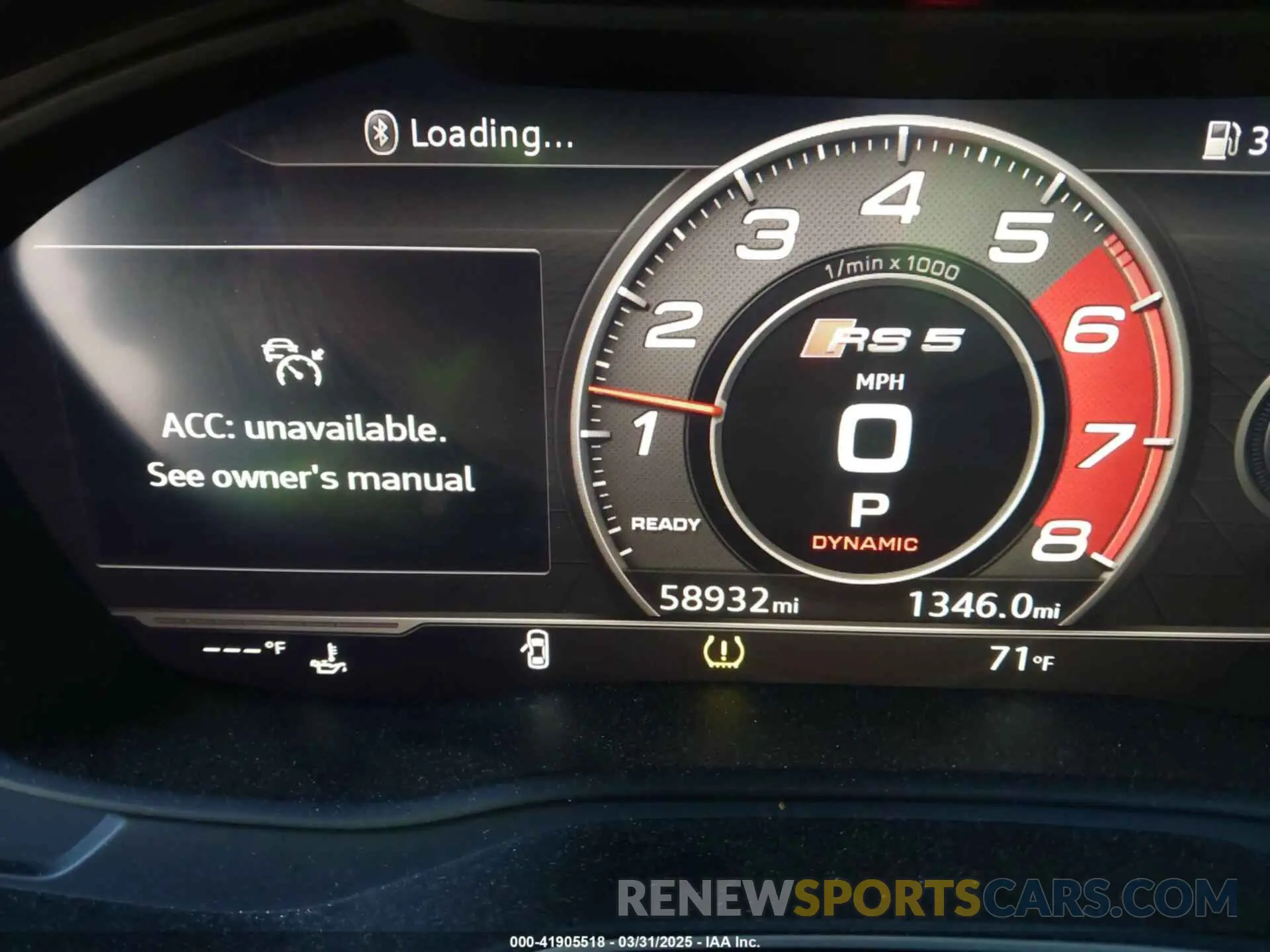 7 fotografías del automóvil dañado WUABWCF56KA900302 AUDI RS 5 2019