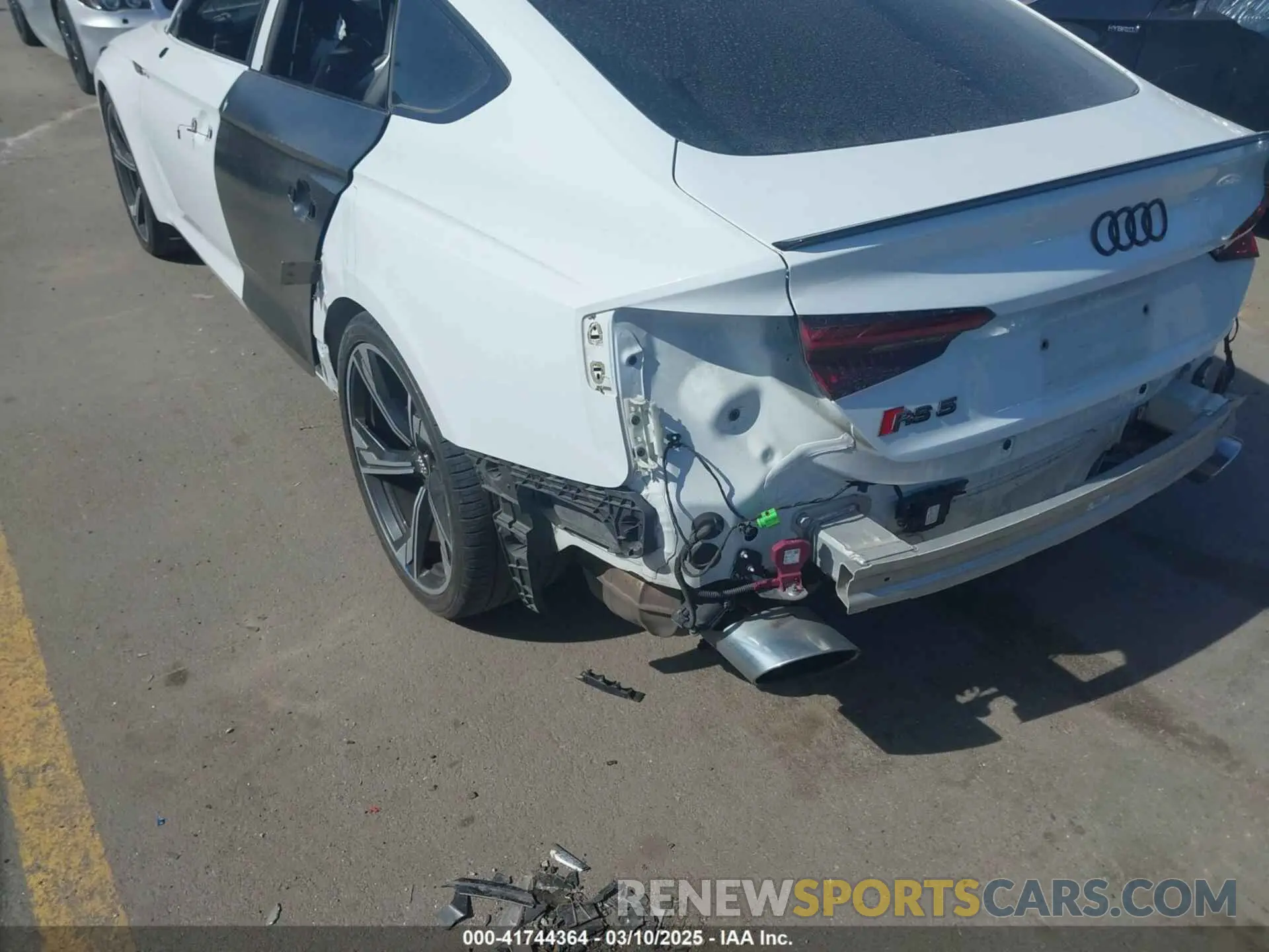 6 fotografías del automóvil dañado WUABWCF59KA902397 AUDI RS 5 2019