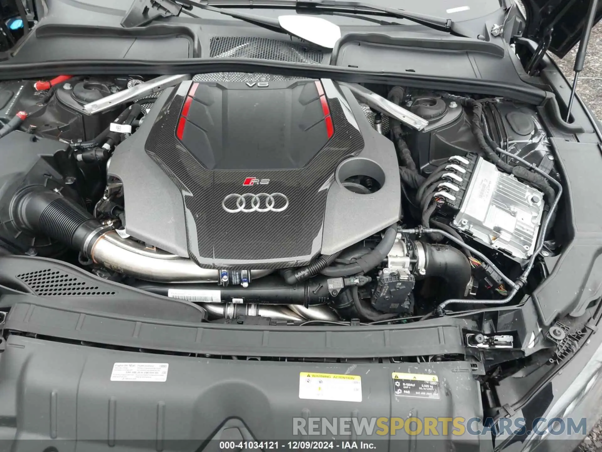 10 fotografías del automóvil dañado WUANWAF55PA902356 AUDI RS 5 COUPE 2023