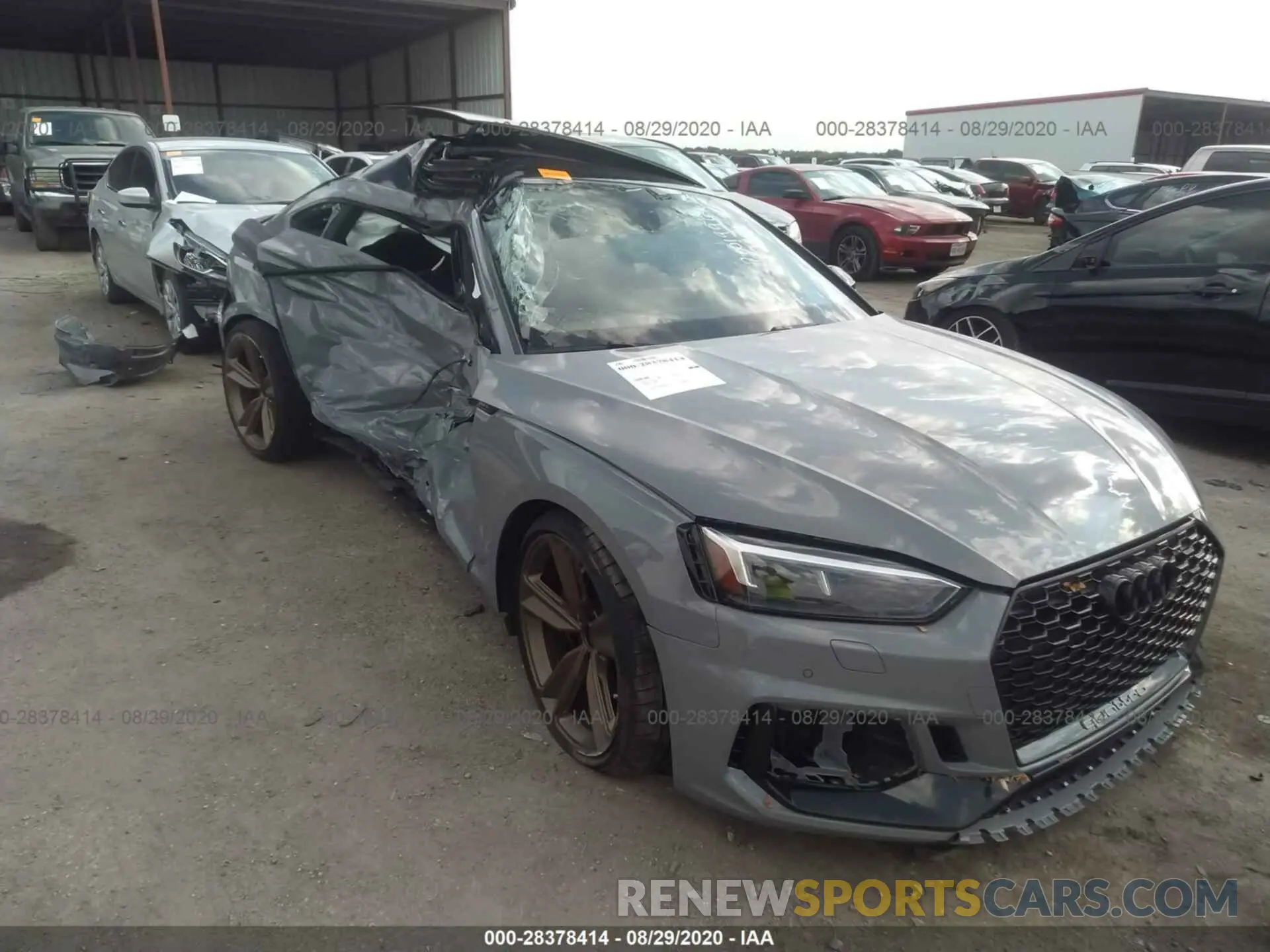 1 fotografías del automóvil dañado WUABWCF51KA907433 AUDI RS 5 SPORTBACK 2019