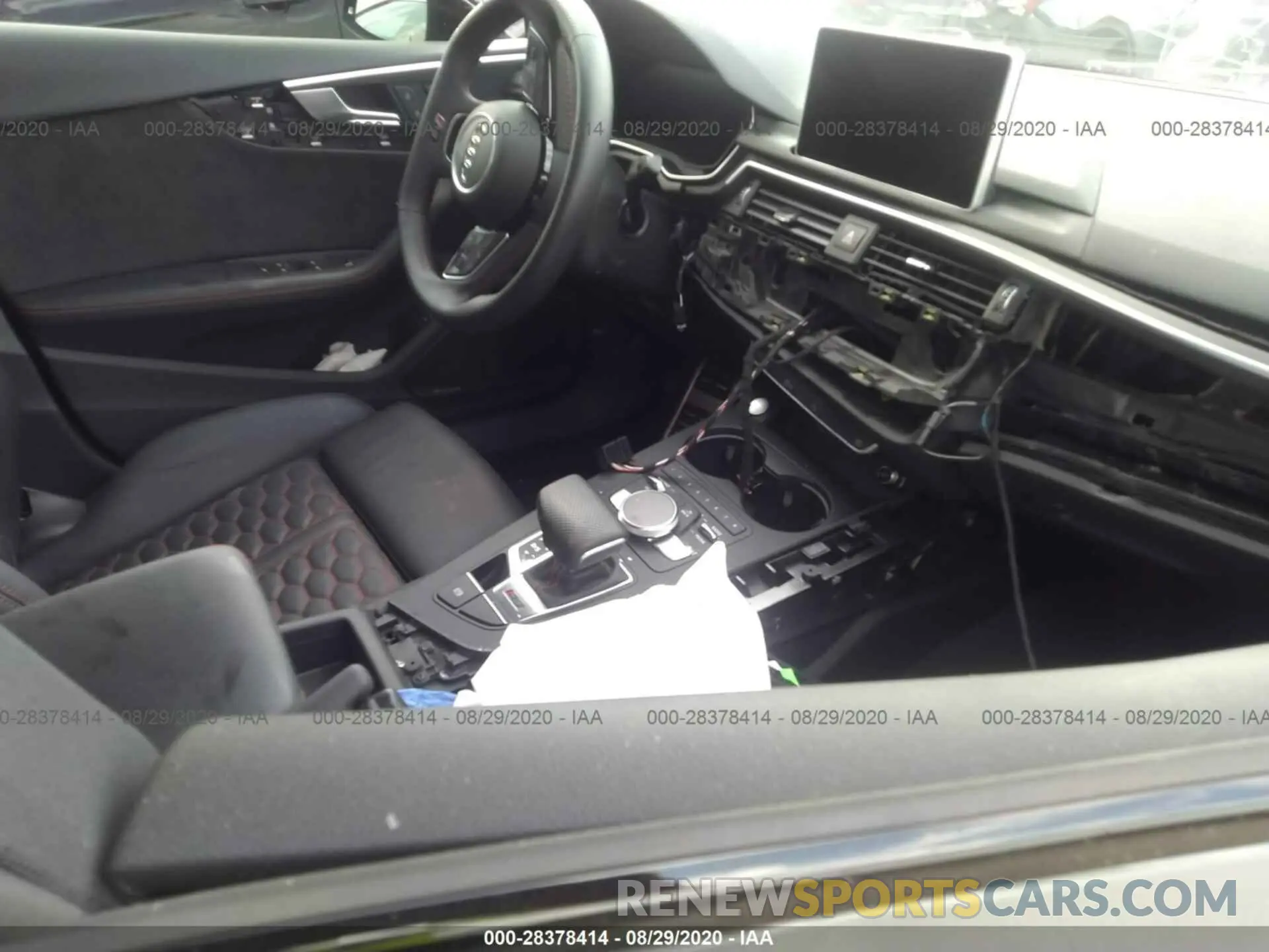 5 fotografías del automóvil dañado WUABWCF51KA907433 AUDI RS 5 SPORTBACK 2019