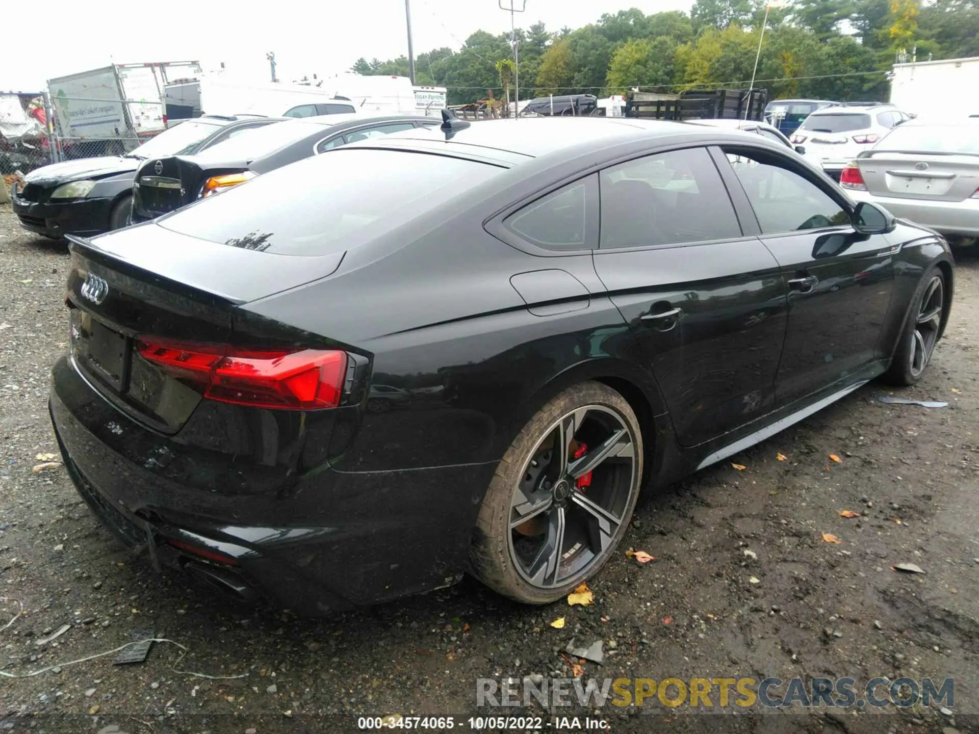4 fotografías del automóvil dañado WUAAWCF54MA902550 AUDI RS 5 SPORTBACK 2021