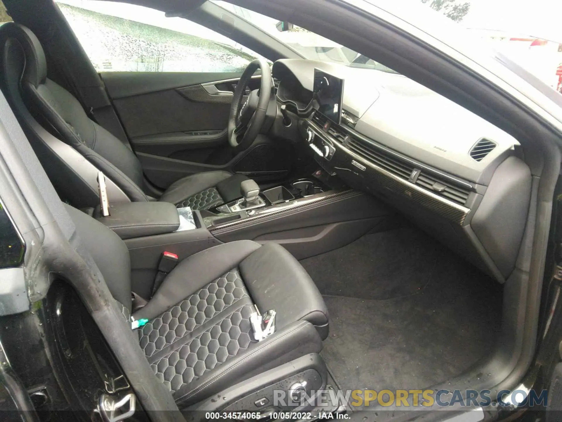 5 fotografías del automóvil dañado WUAAWCF54MA902550 AUDI RS 5 SPORTBACK 2021