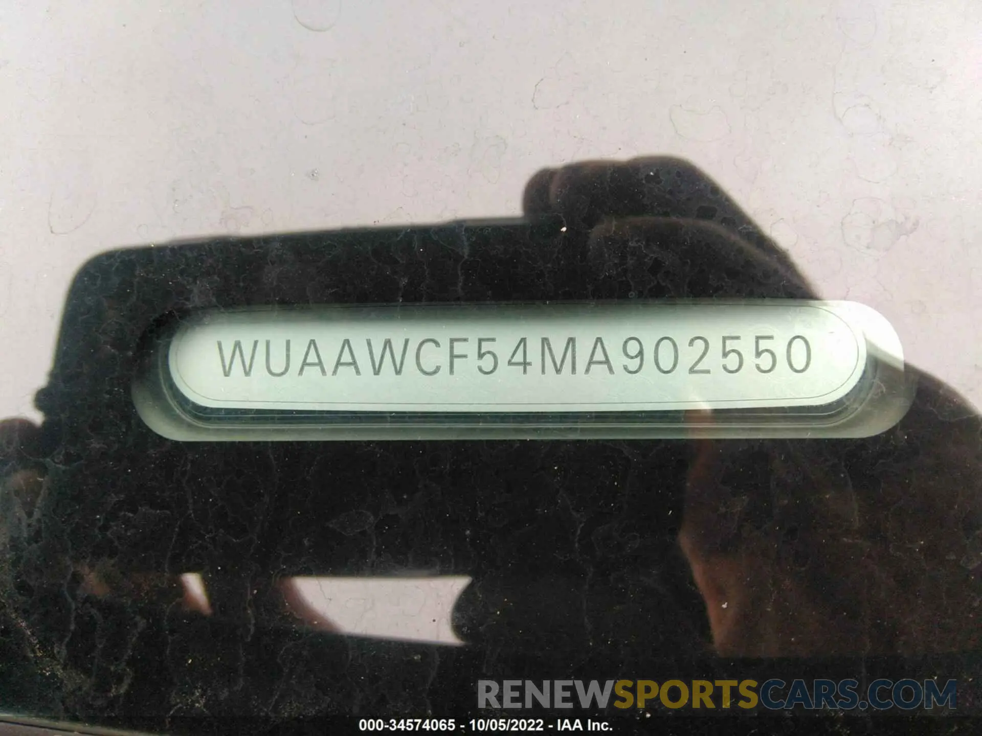 9 fotografías del automóvil dañado WUAAWCF54MA902550 AUDI RS 5 SPORTBACK 2021