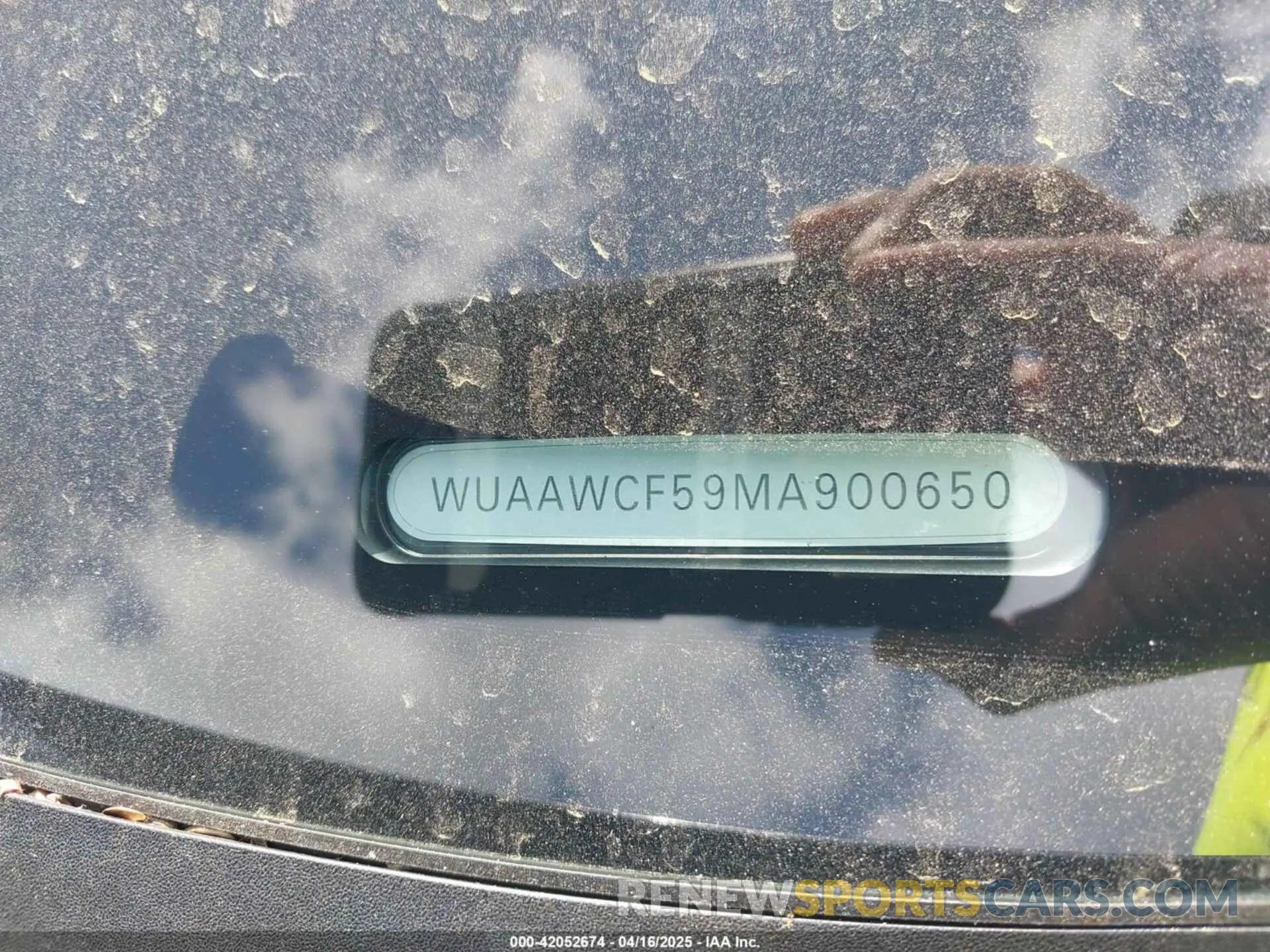 9 fotografías del automóvil dañado WUAAWCF59MA900650 AUDI RS 5 SPORTBACK 2021