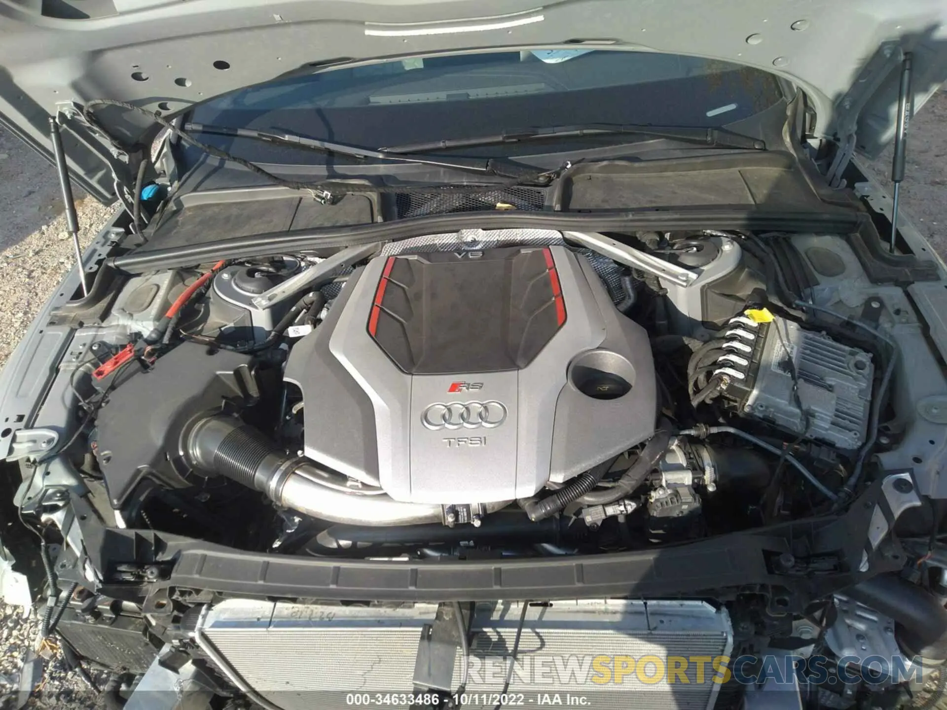 10 fotografías del automóvil dañado WUAAWDF53MA902884 AUDI RS 5 SPORTBACK 2021