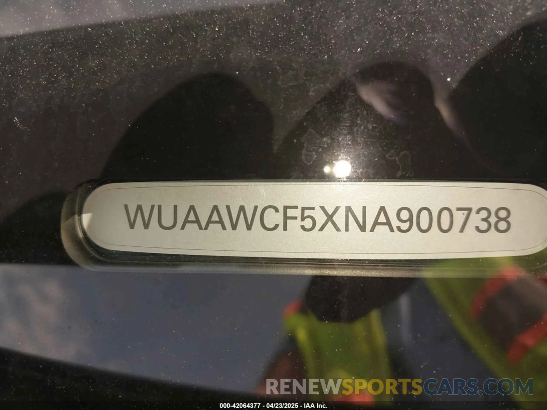 9 fotografías del automóvil dañado WUAAWCF5XNA900738 AUDI RS 5 SPORTBACK 2022