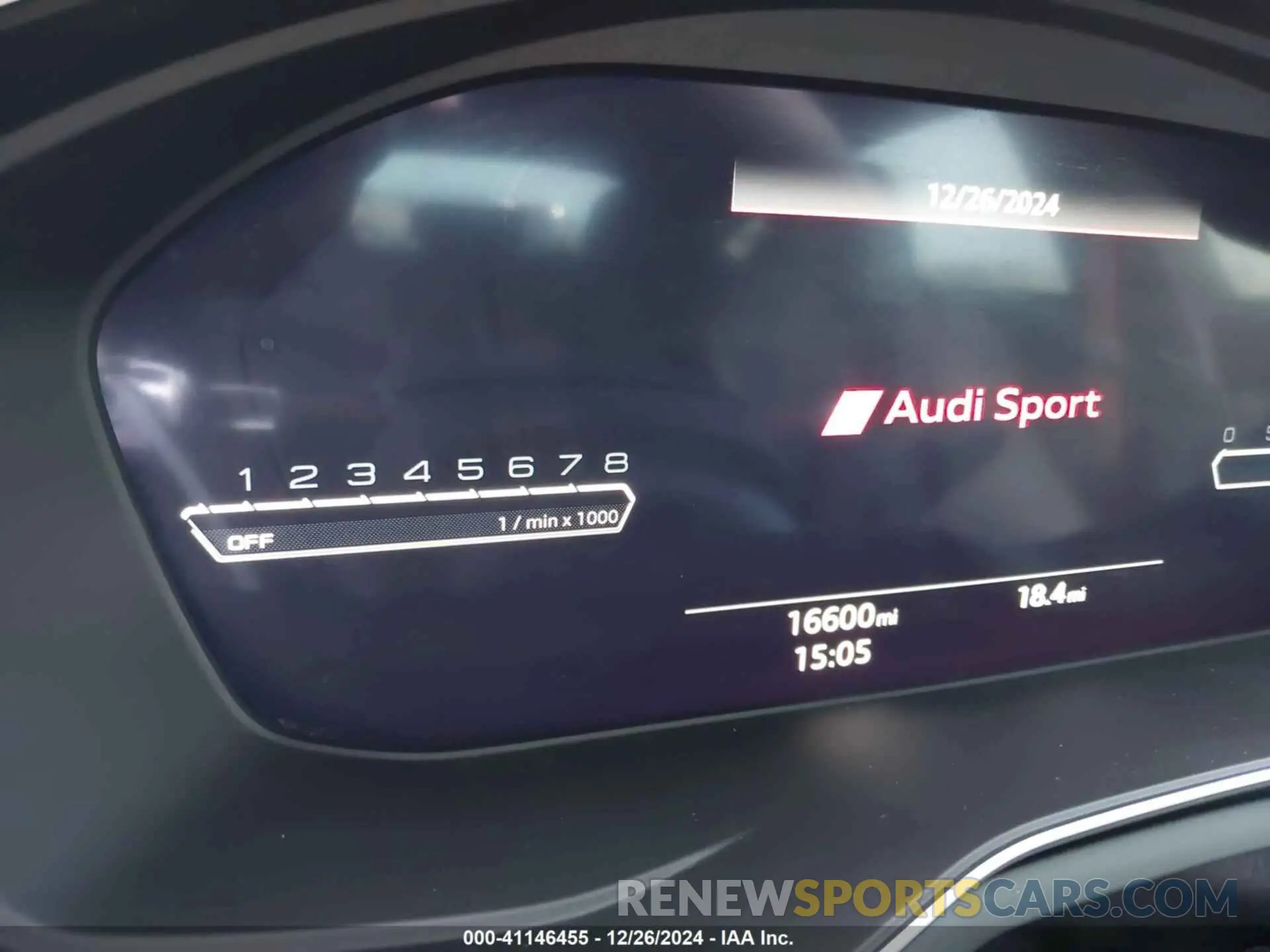16 fotografías del automóvil dañado WUAAWCF56PA901890 AUDI RS 5 SPORTBACK 2023