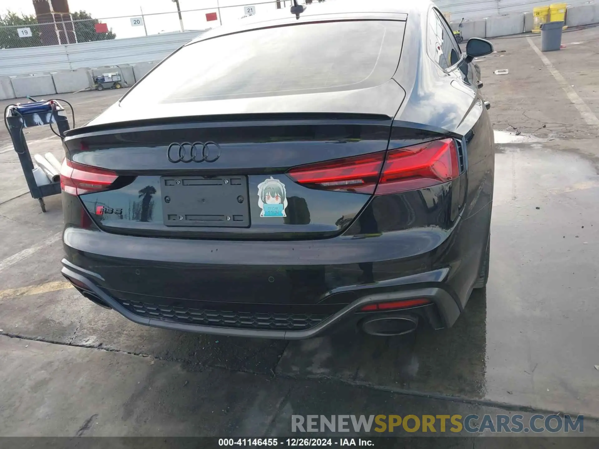 17 fotografías del automóvil dañado WUAAWCF56PA901890 AUDI RS 5 SPORTBACK 2023