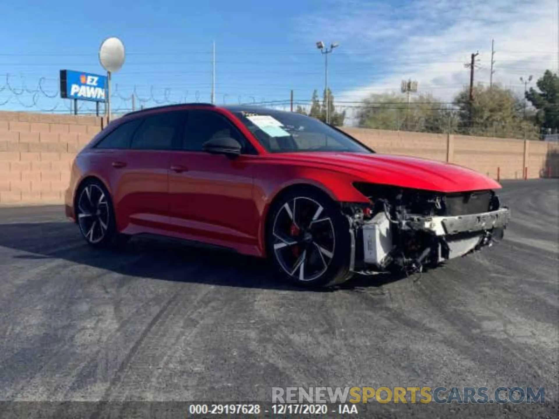 1 fotografías del automóvil dañado WUA1CBF22MN900510 AUDI RS 6 AVANT 2021