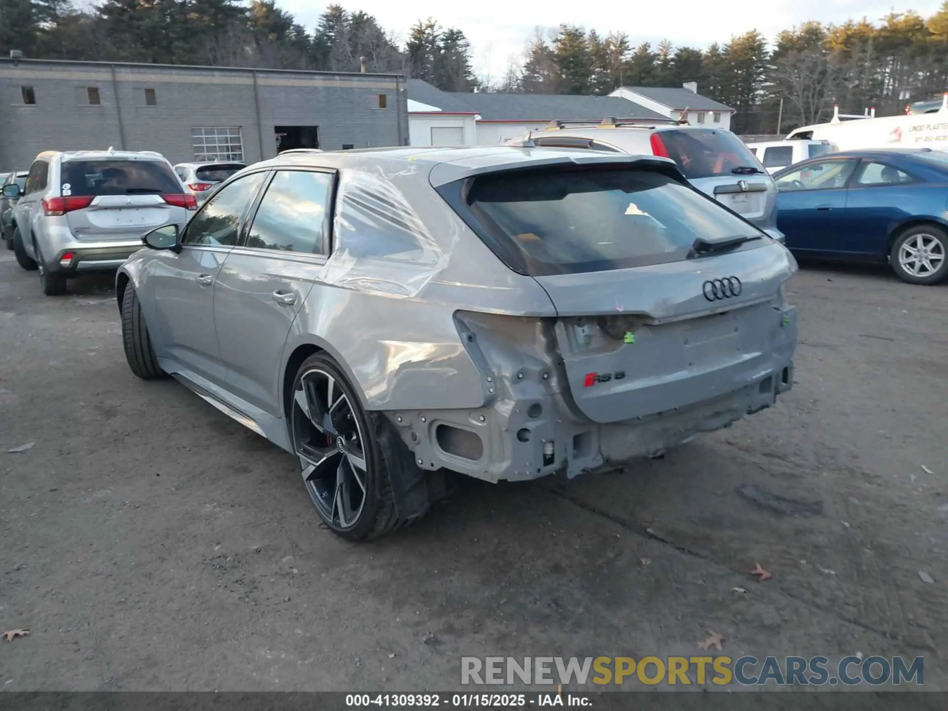 3 fotografías del automóvil dañado WUA1CBF24MN904123 AUDI RS 6 AVANT 2021