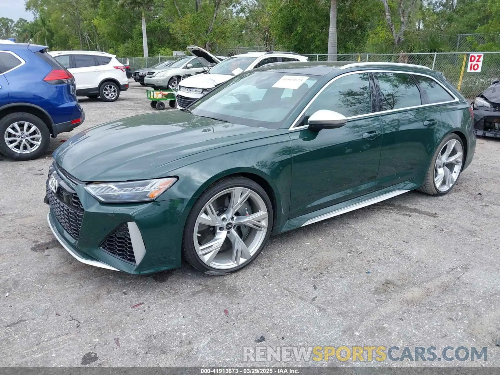 2 fotografías del automóvil dañado WUA1CBF21PN901104 AUDI RS 6 AVANT 2023