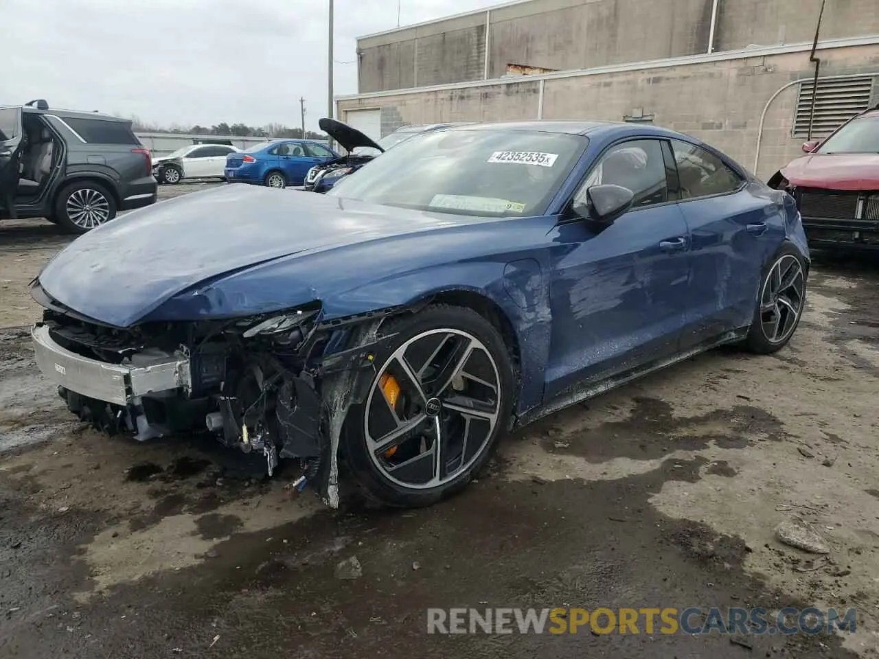1 fotografías del automóvil dañado WAUBHBFW7P7903740 AUDI RS E-TRON 2023
