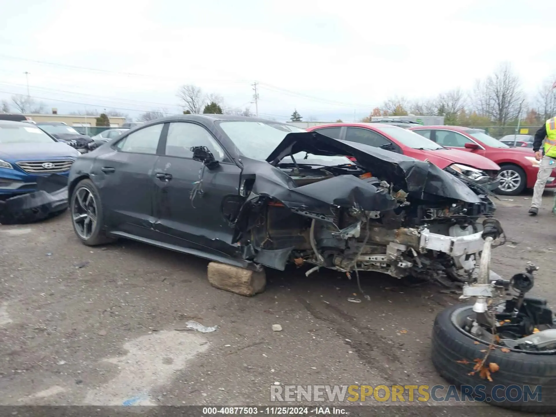 1 fotografías del automóvil dañado WAUBHBFW2P7902897 AUDI RS E-TRON GT 2023
