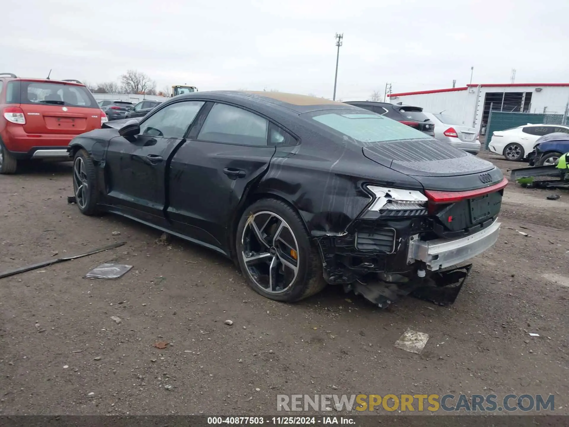 3 fotografías del automóvil dañado WAUBHBFW2P7902897 AUDI RS E-TRON GT 2023