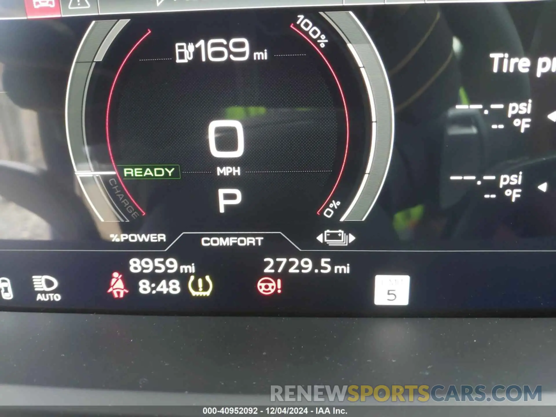 15 fotografías del automóvil dañado WAUBHBFW5P7903655 AUDI RS E-TRON GT 2023