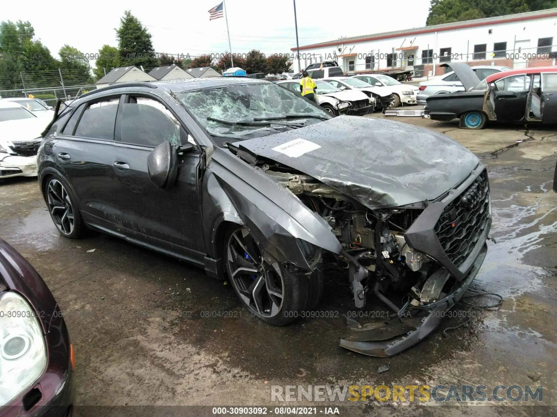 1 fotografías del automóvil dañado WU1ARBF11MD010155 AUDI RS Q8 2021