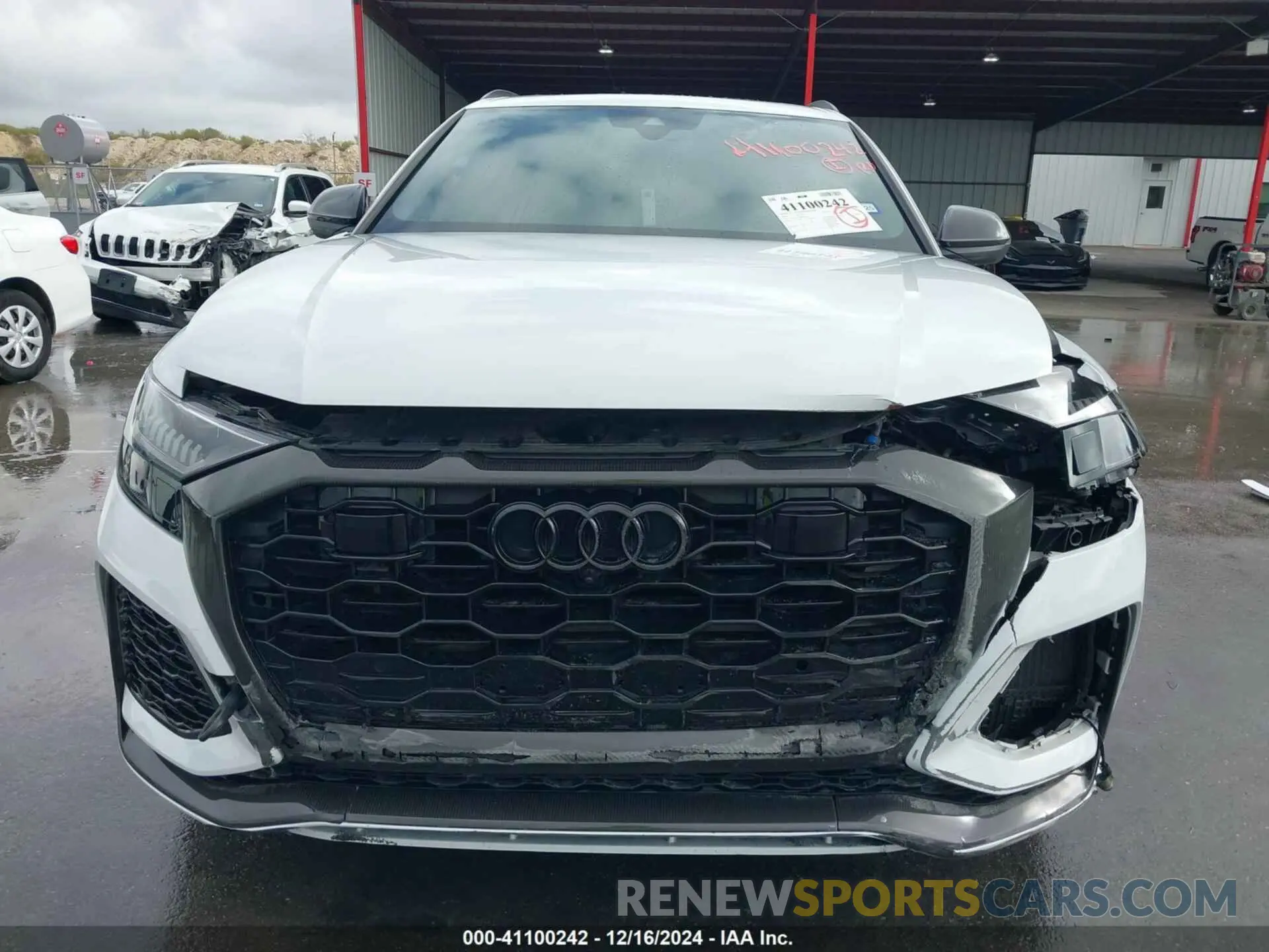 6 fotografías del automóvil dañado WU1ARBF14MD011235 AUDI RS Q8 2021
