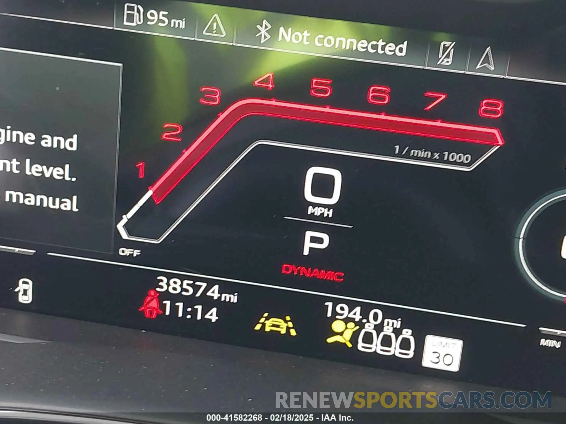 16 fotografías del automóvil dañado WU1ARBF18MD040611 AUDI RS Q8 2021