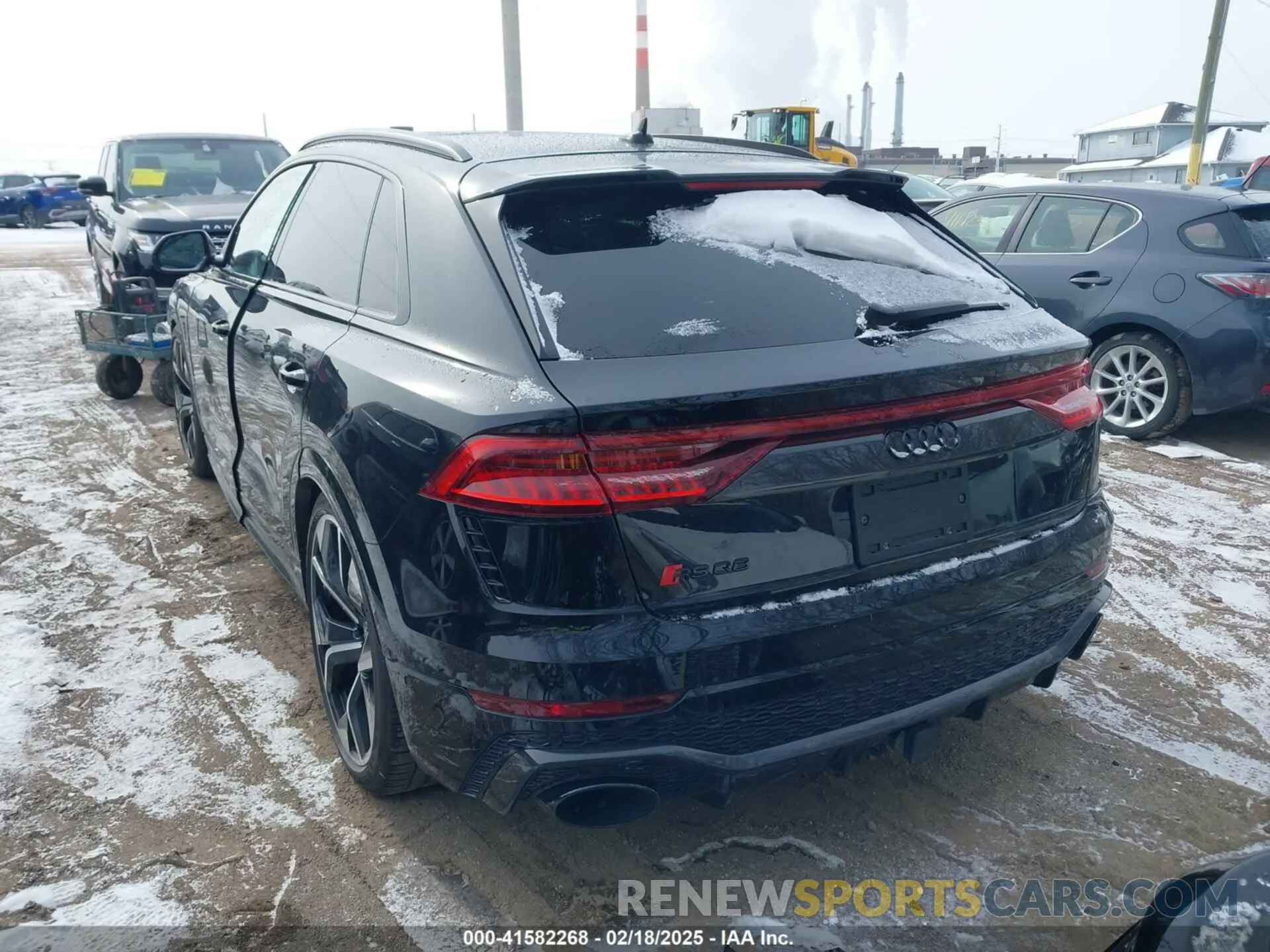 3 fotografías del automóvil dañado WU1ARBF18MD040611 AUDI RS Q8 2021