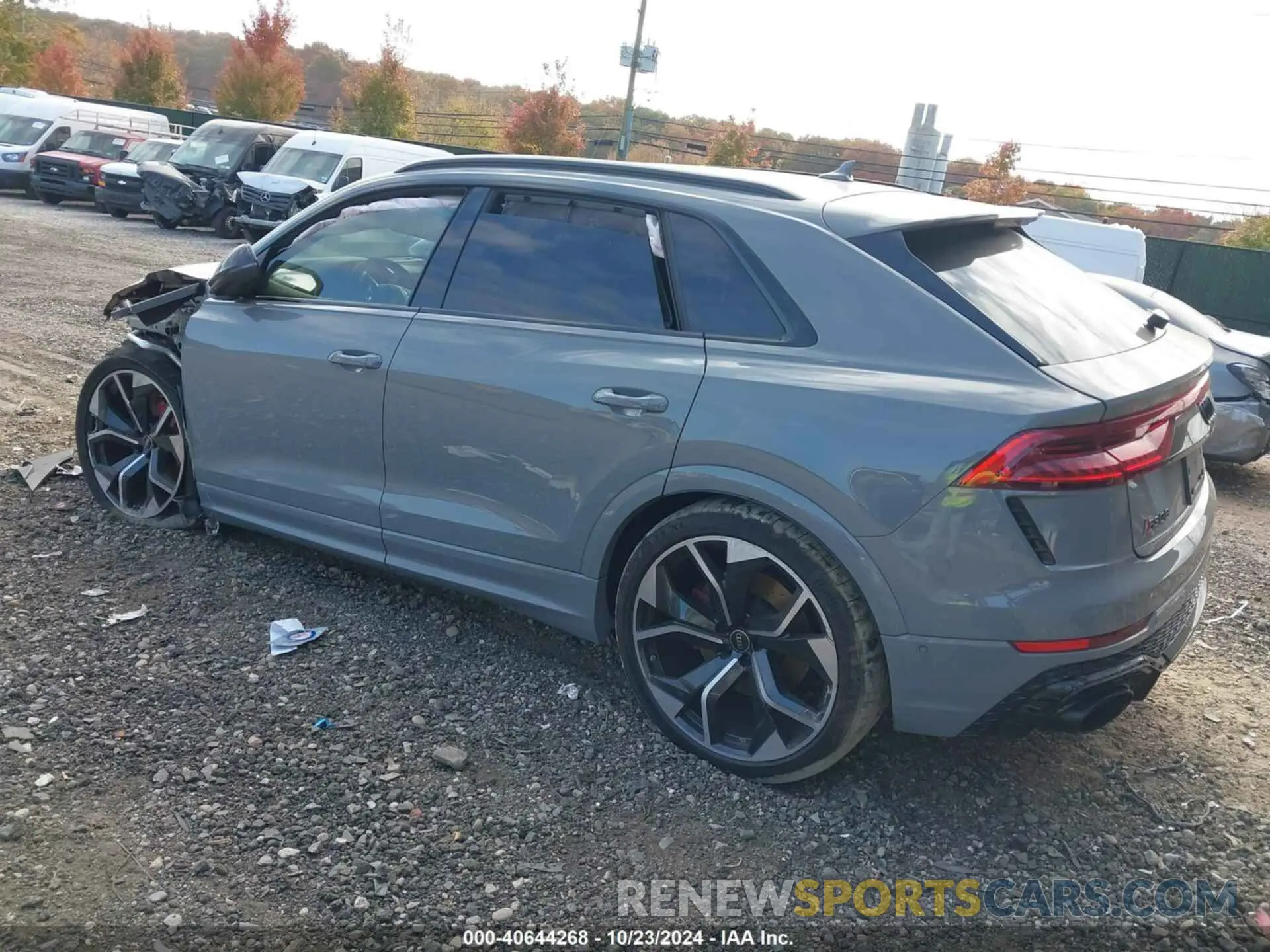 3 fotografías del automóvil dañado WU1ARBF11ND031945 AUDI RS Q8 2022