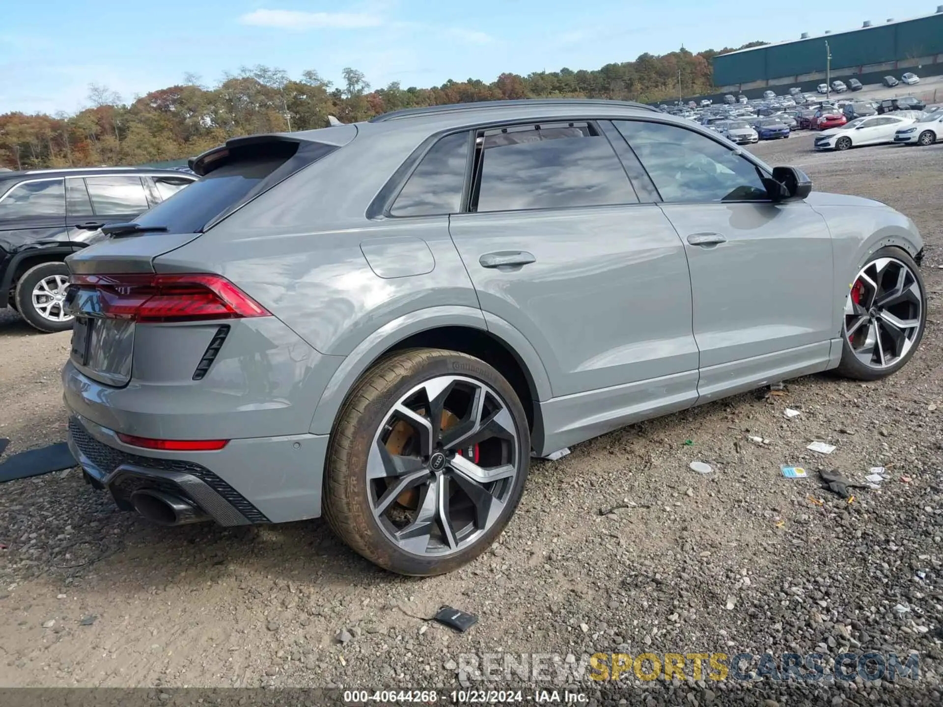 4 fotografías del automóvil dañado WU1ARBF11ND031945 AUDI RS Q8 2022