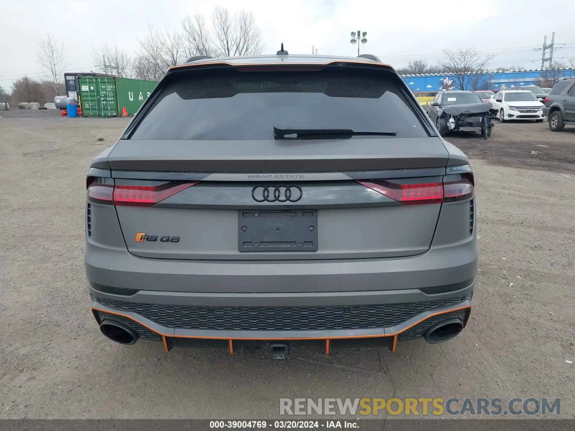 17 fotografías del automóvil dañado WU1ARBF16ND010492 AUDI RS Q8 2022
