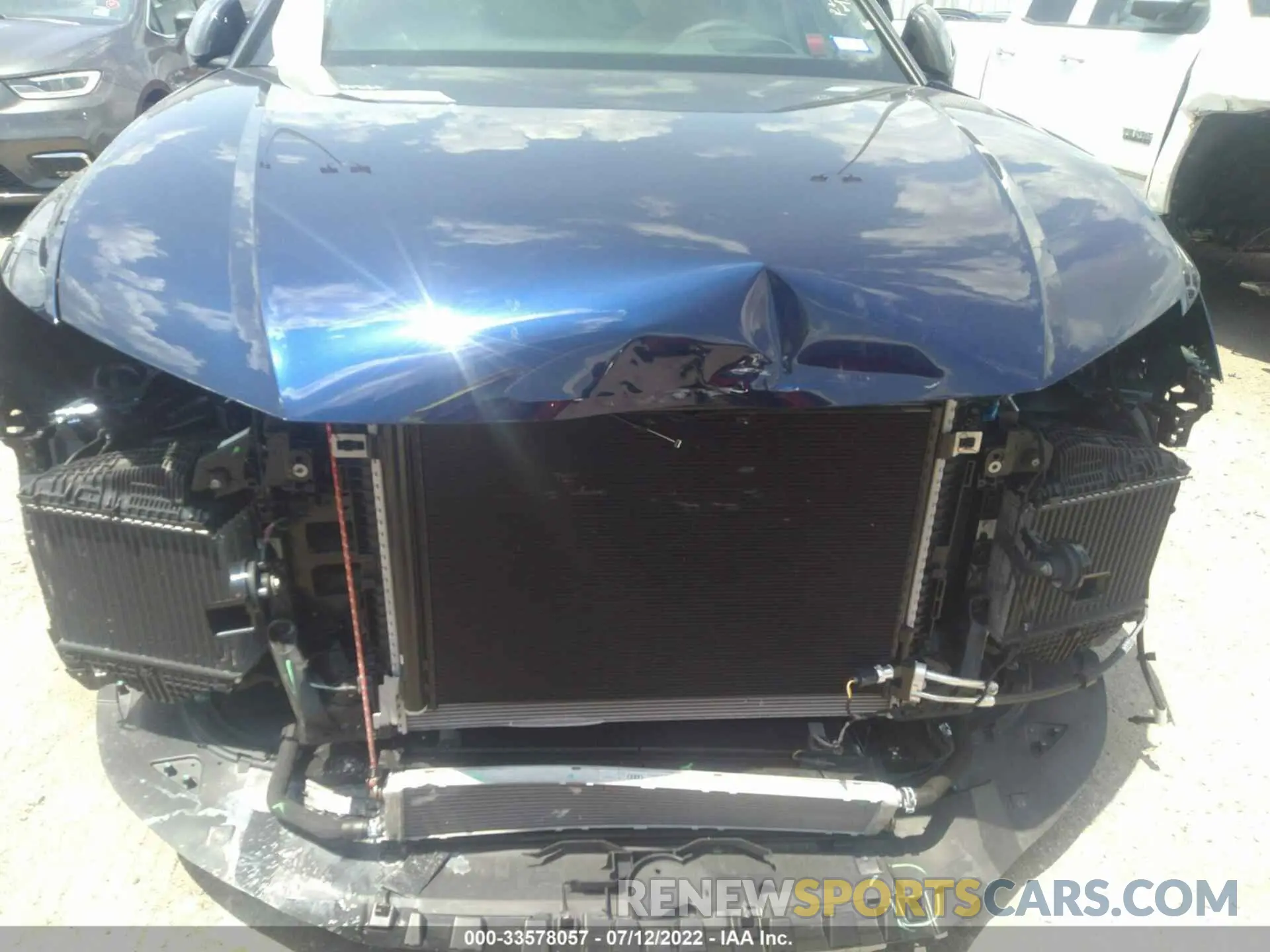 6 fotografías del automóvil dañado WU1ARBF19ND012415 AUDI RS Q8 2022