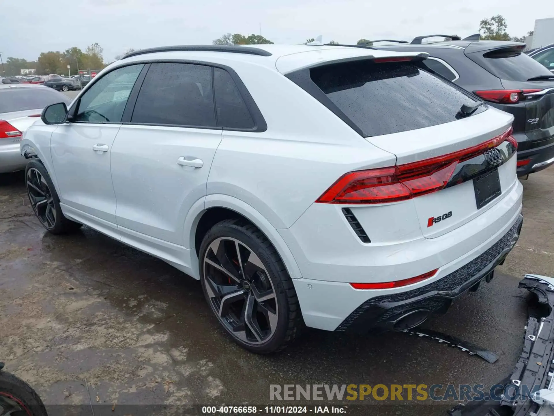 3 fotografías del automóvil dañado WU1ARBF15RD016001 AUDI RS Q8 2024