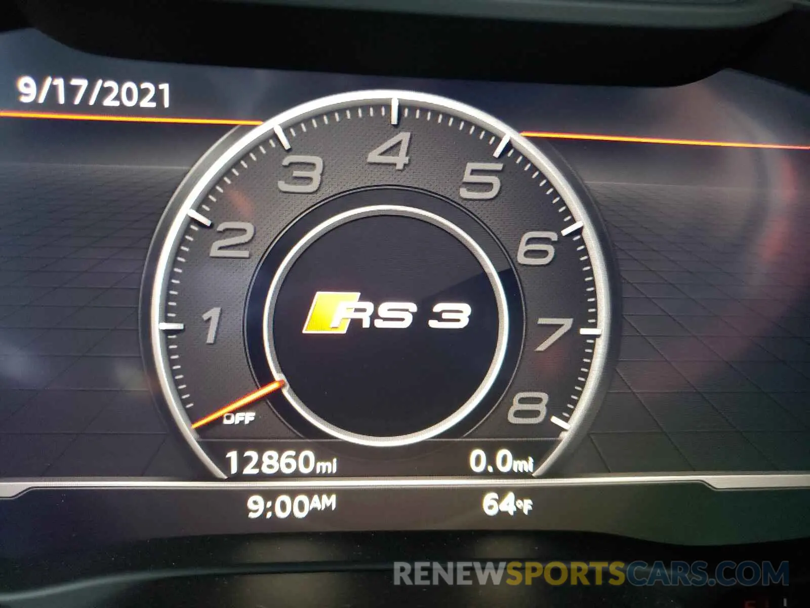 8 fotografías del automóvil dañado WUABWGFF0KA907651 AUDI RS3 2019