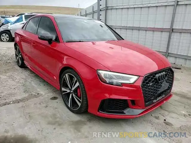 11 fotografías del automóvil dañado WUABWGFF2KA906727 AUDI RS3 2019