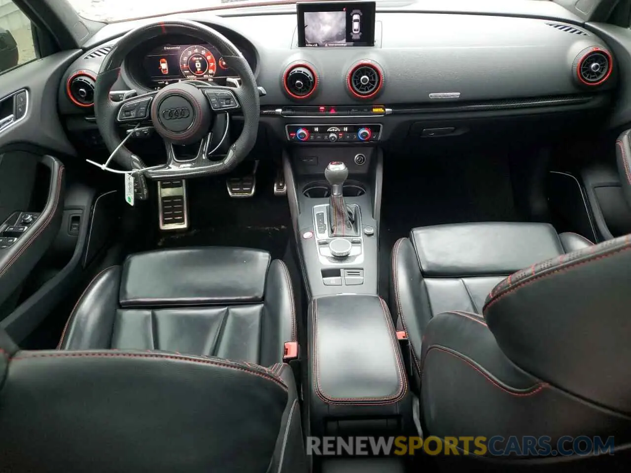 8 fotografías del automóvil dañado WUABWGFF2KA906727 AUDI RS3 2019