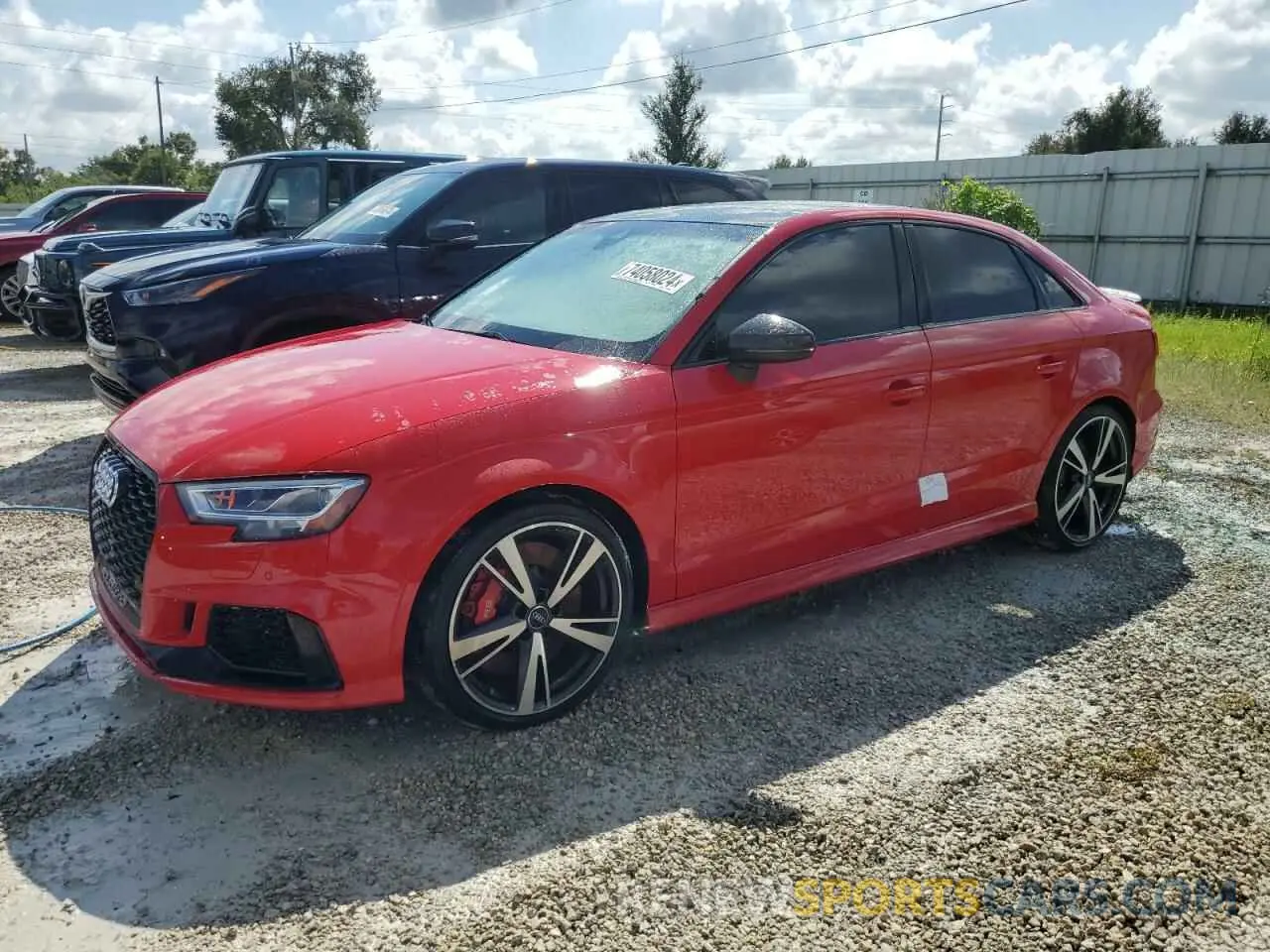 1 fotografías del automóvil dañado WUABWGFF7LA905865 AUDI RS3 2020