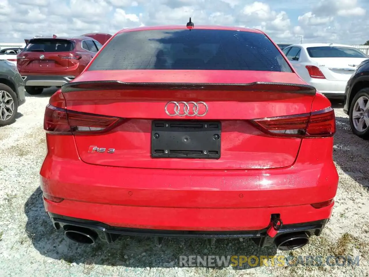 6 fotografías del automóvil dañado WUABWGFF7LA905865 AUDI RS3 2020