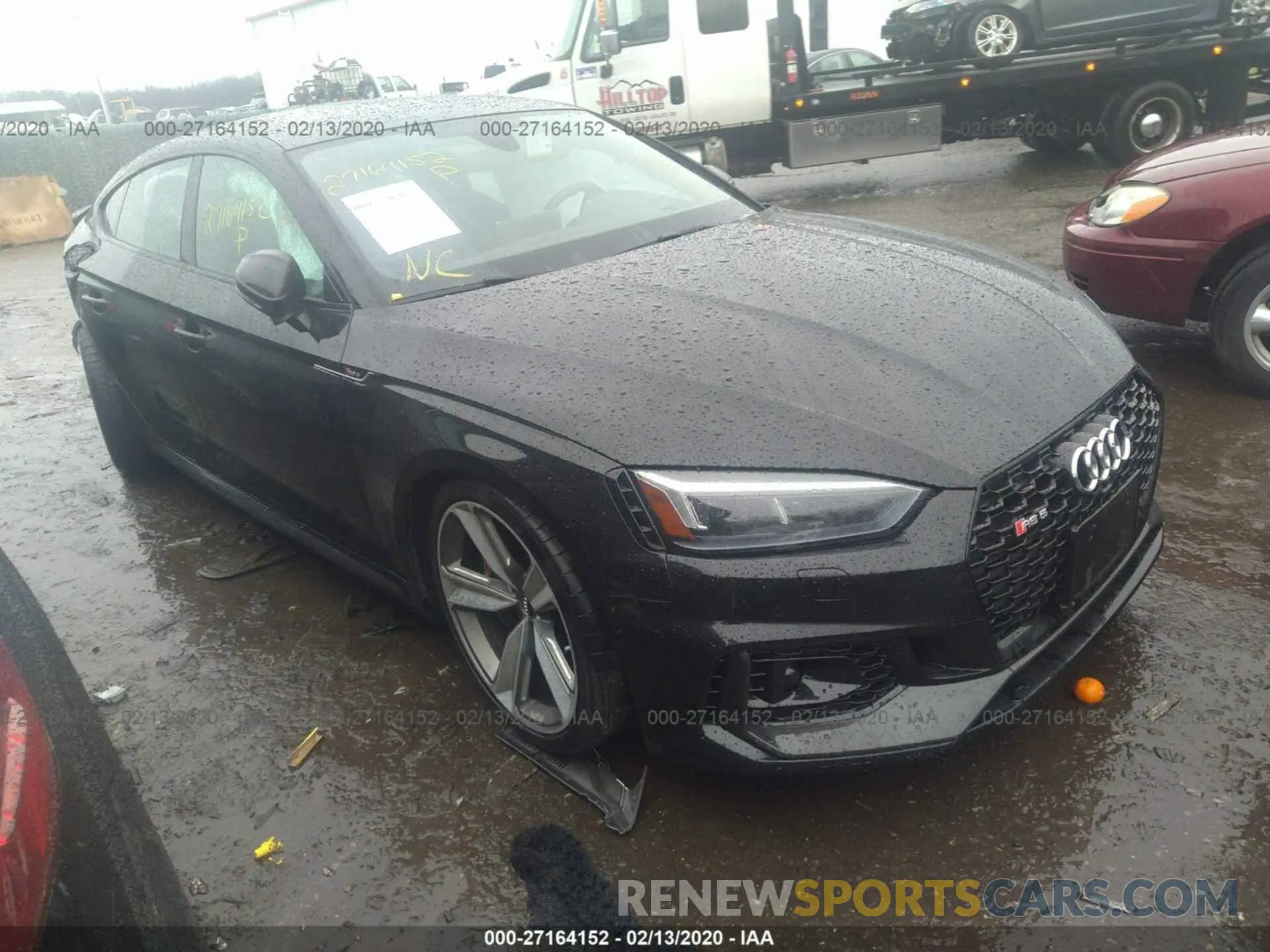 1 fotografías del automóvil dañado WUABWCF50KA900635 AUDI RS5 2019