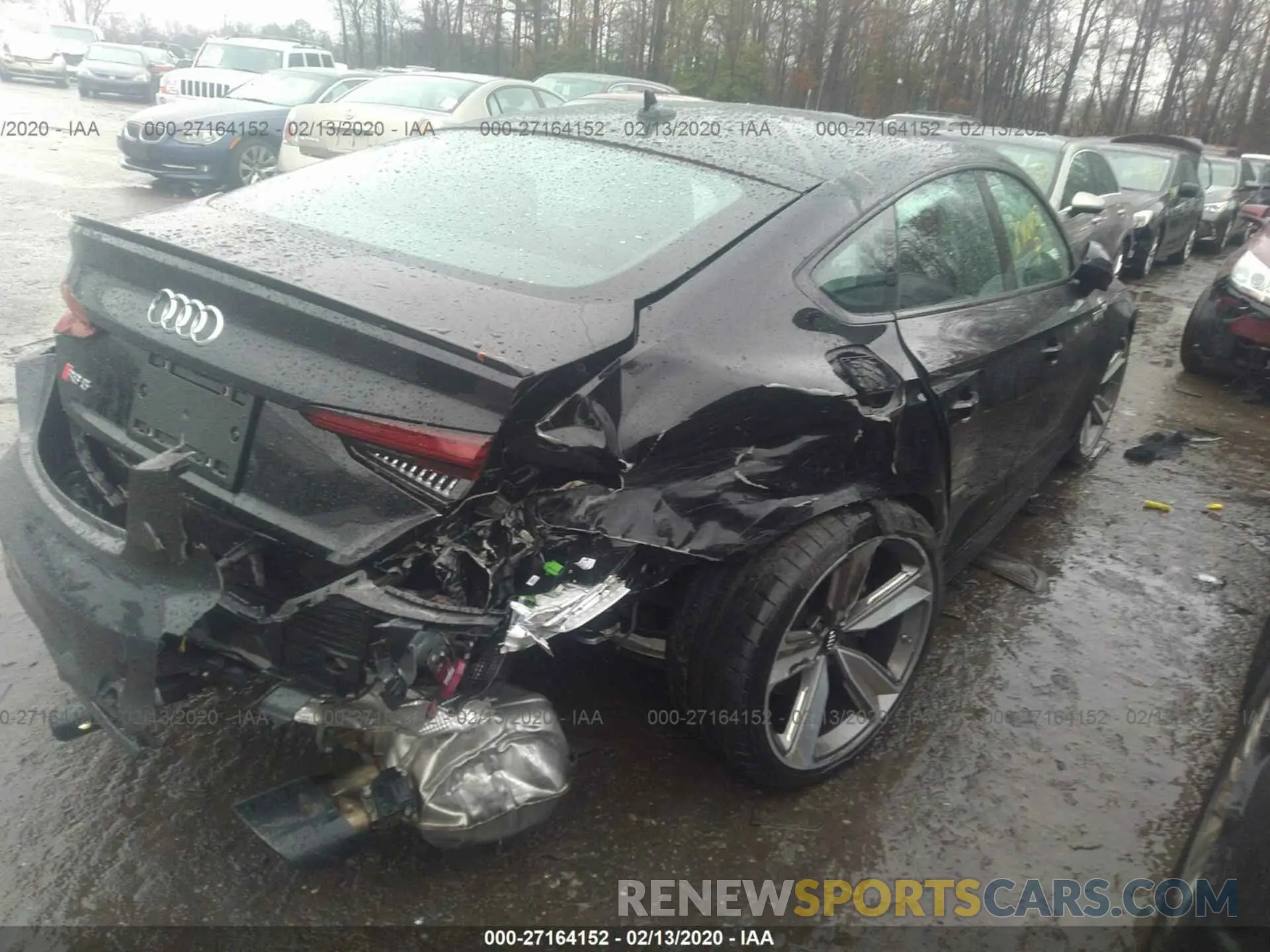 4 fotografías del automóvil dañado WUABWCF50KA900635 AUDI RS5 2019