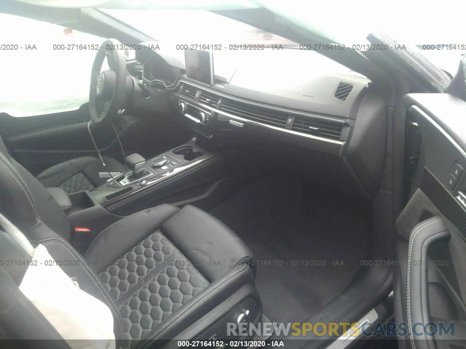 5 fotografías del automóvil dañado WUABWCF50KA900635 AUDI RS5 2019