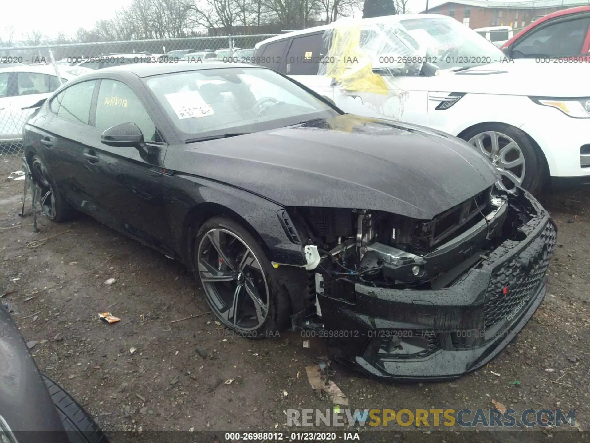 1 fotografías del automóvil dañado WUABWCF52KA905061 AUDI RS5 2019