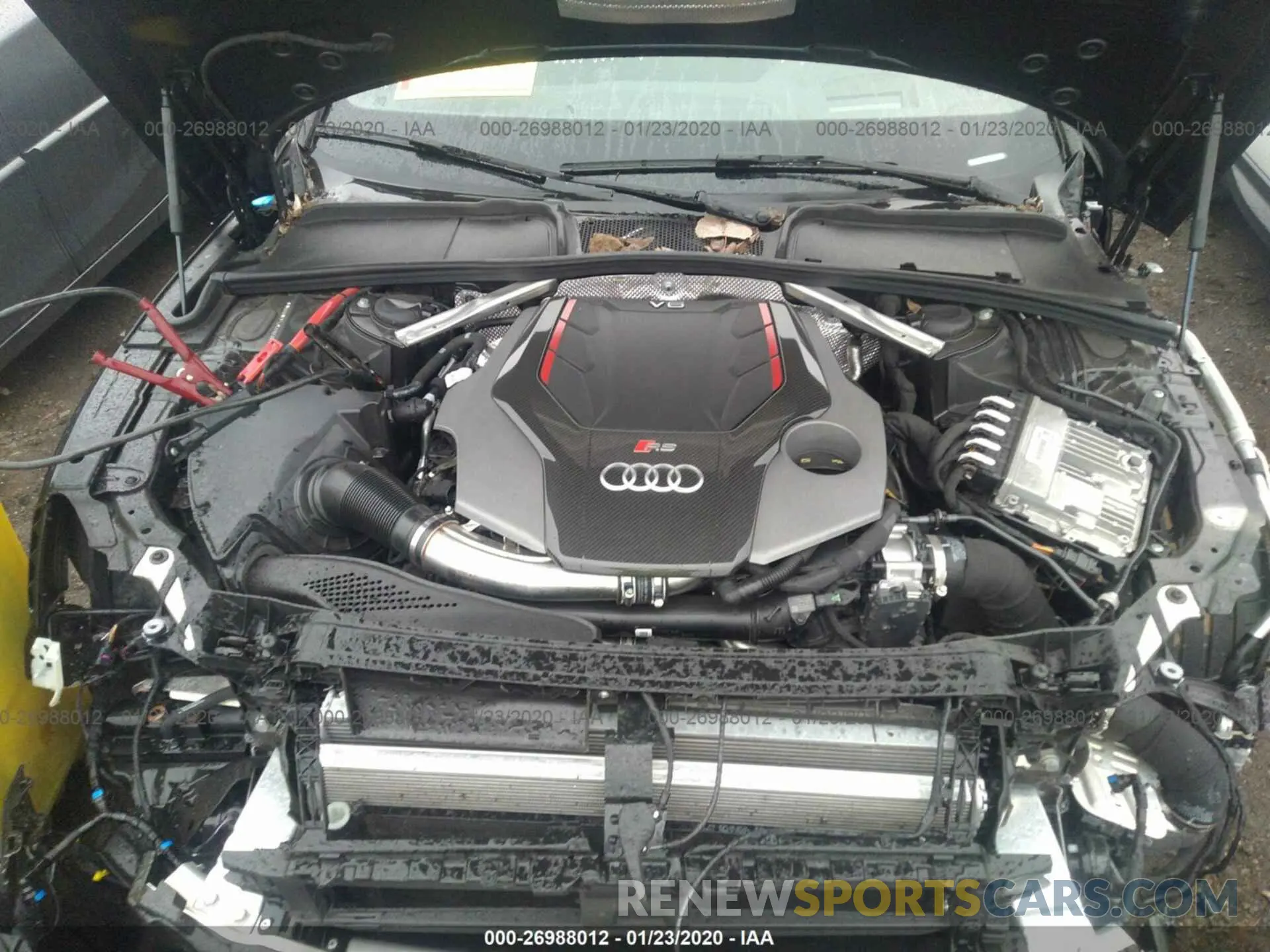 10 fotografías del automóvil dañado WUABWCF52KA905061 AUDI RS5 2019