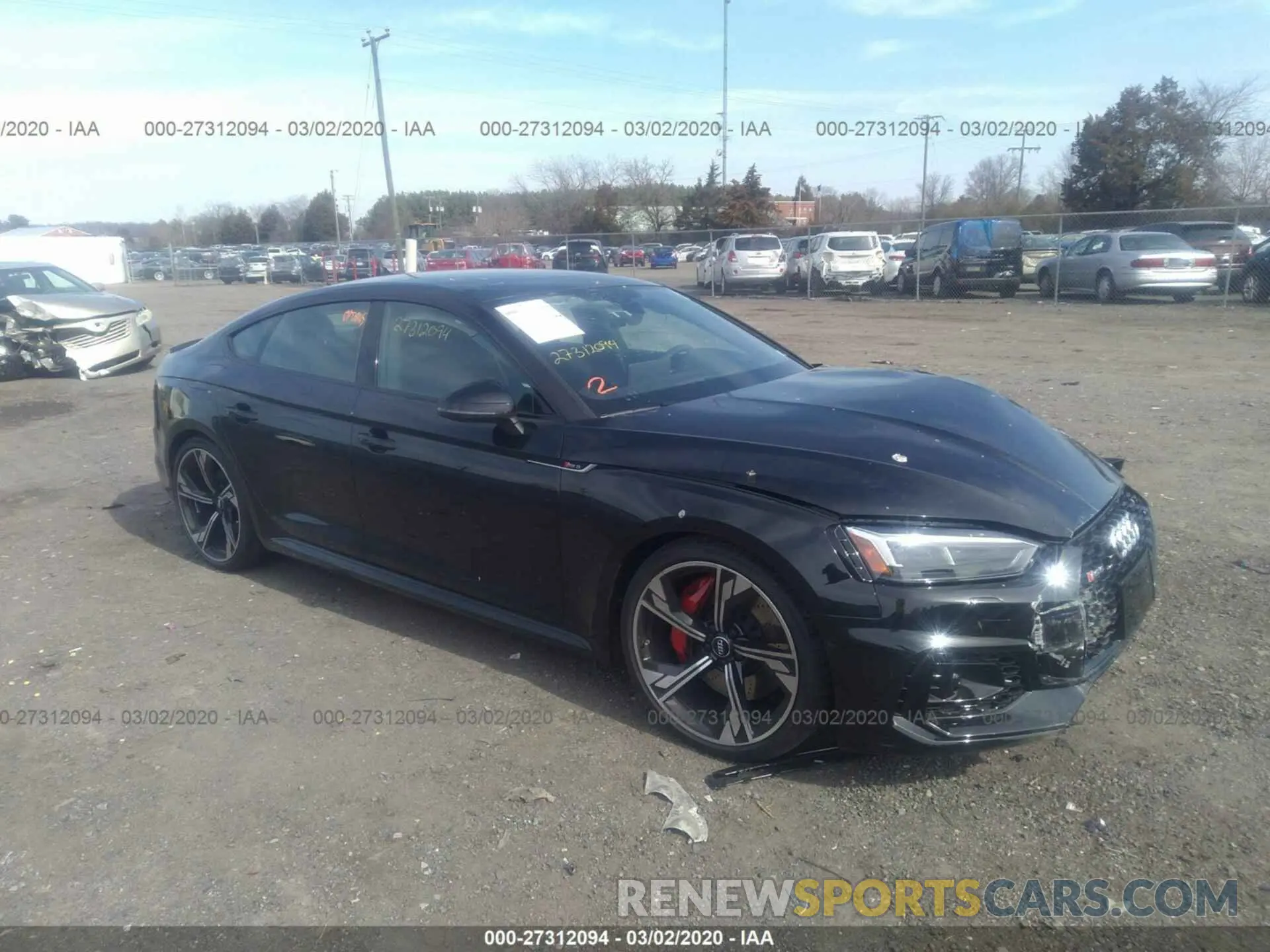 1 fotografías del automóvil dañado WUABWCF54KA902761 AUDI RS5 2019